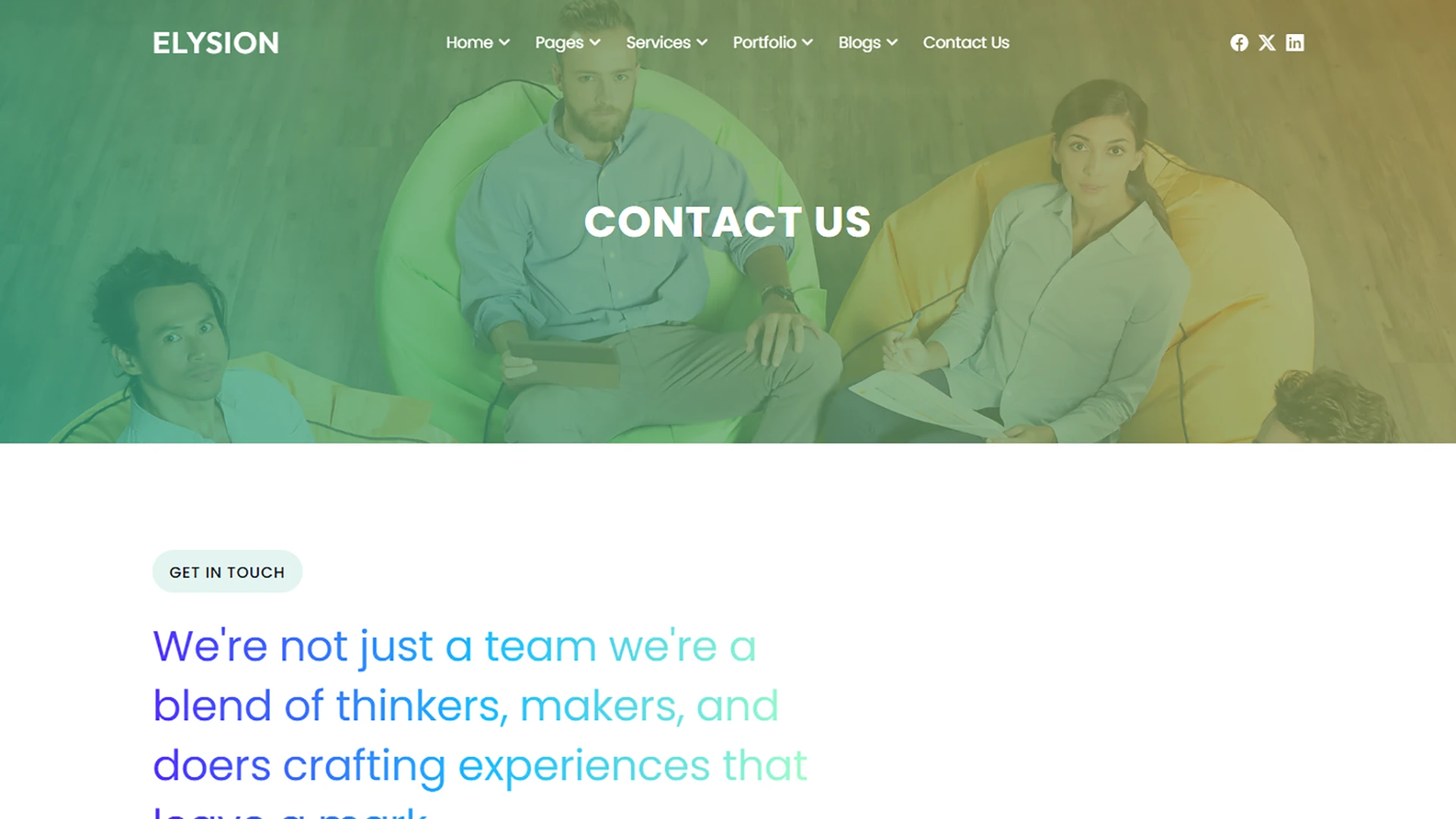 Elysion - Creative Agency and Business Startup HTML and Angular Template