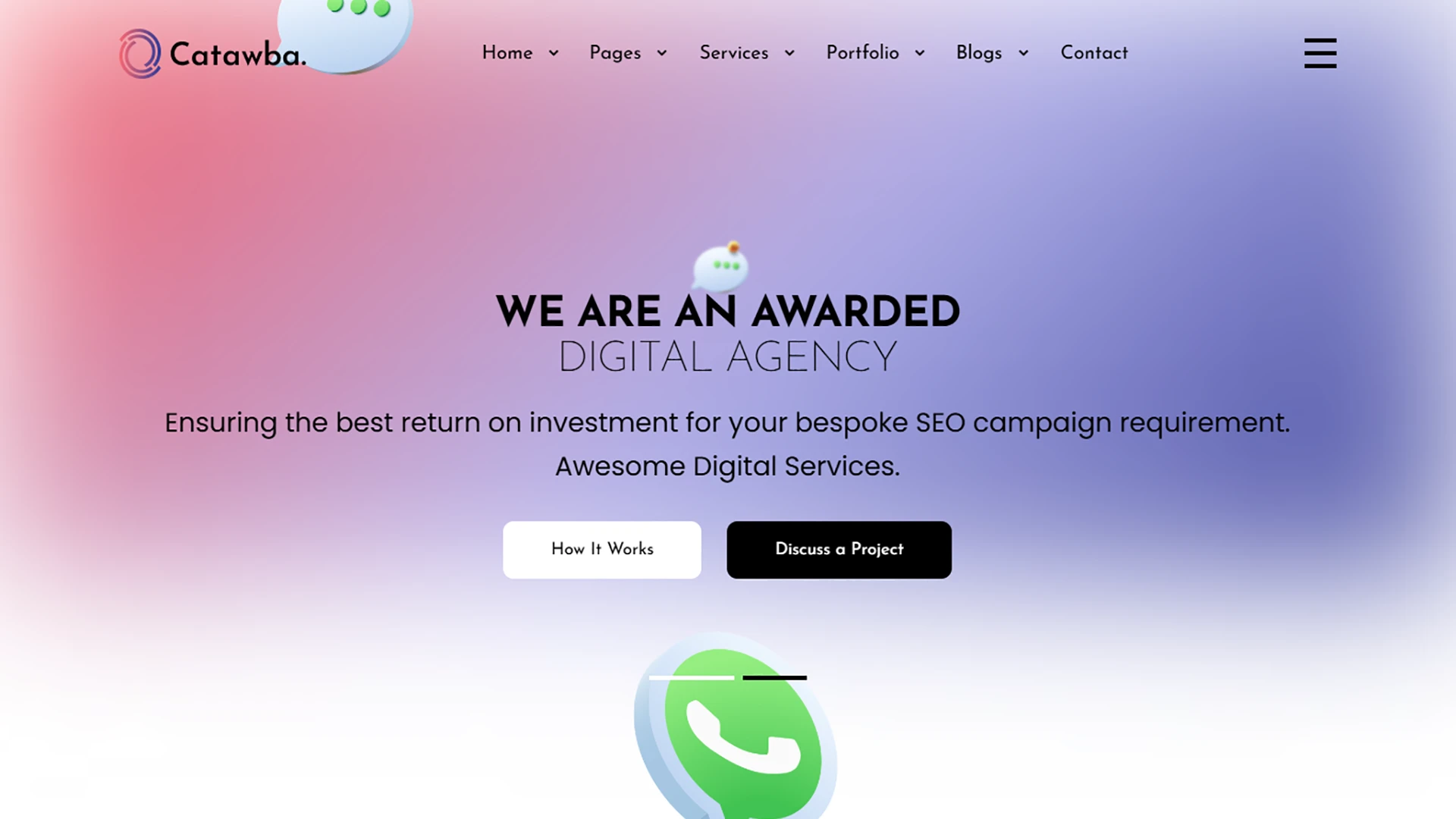 Catawba - Creative Agency Multipurpose HTML Template