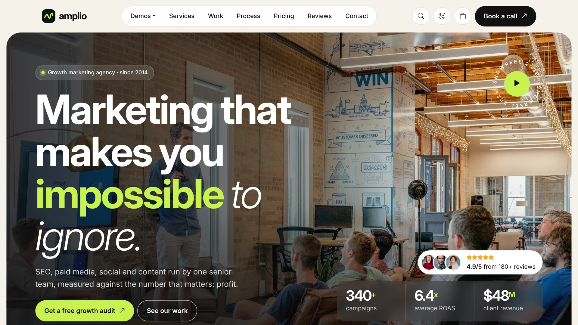 Amplio - Digital Marketing Agency WordPress Theme (Screenshot 39 of 66)