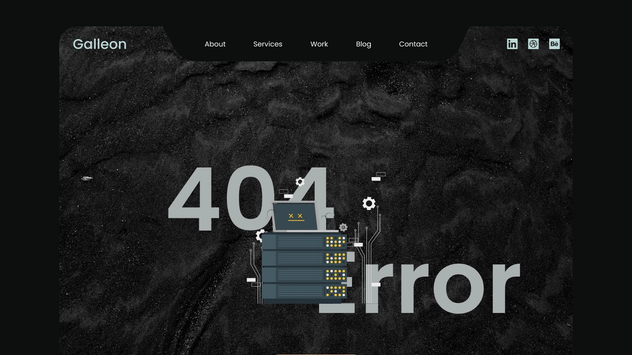 Galleon - Personal Portfolio Figma UI Template
