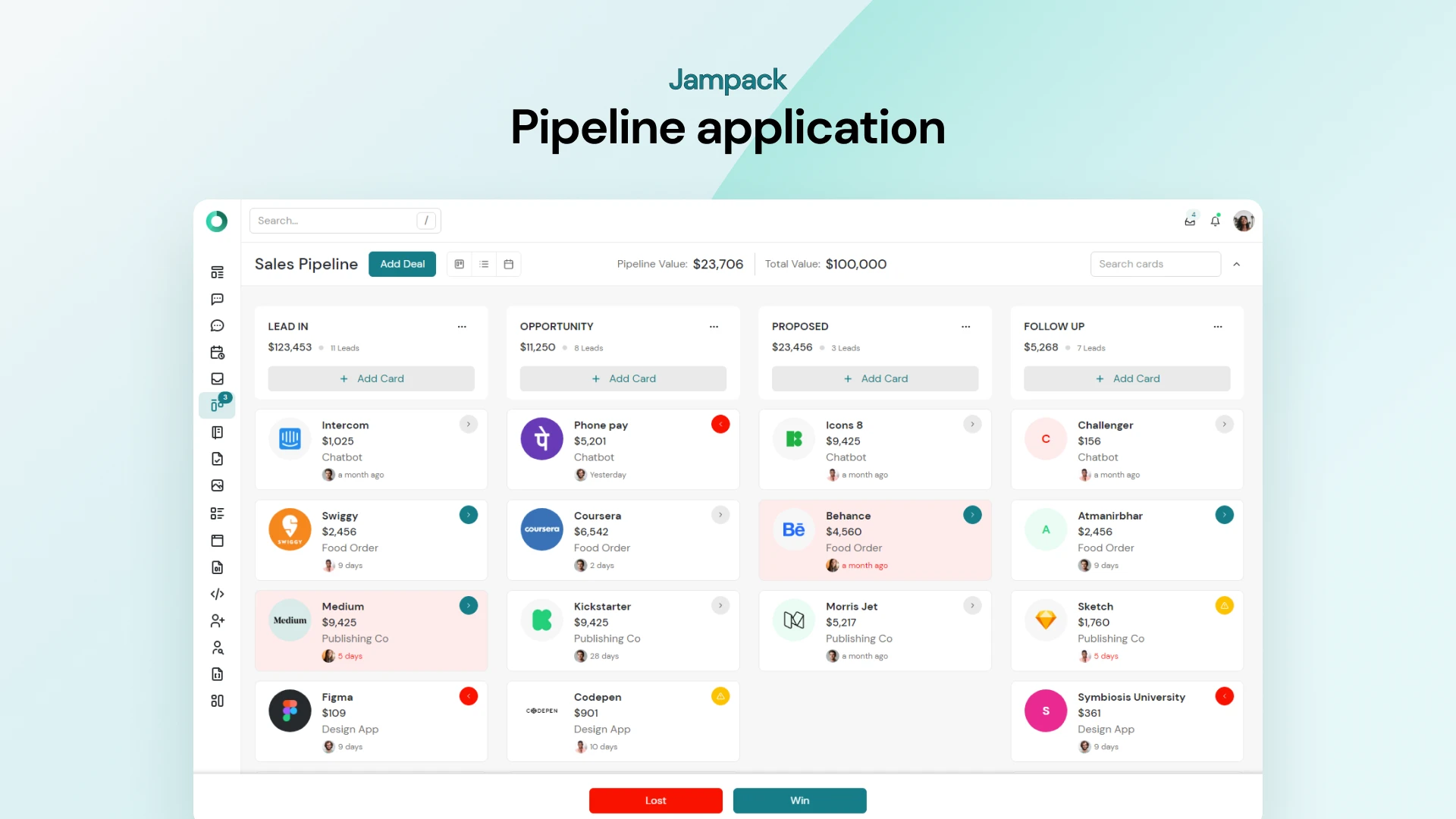 Jampack - Powerful Admin Dashboard & SaaS App Template