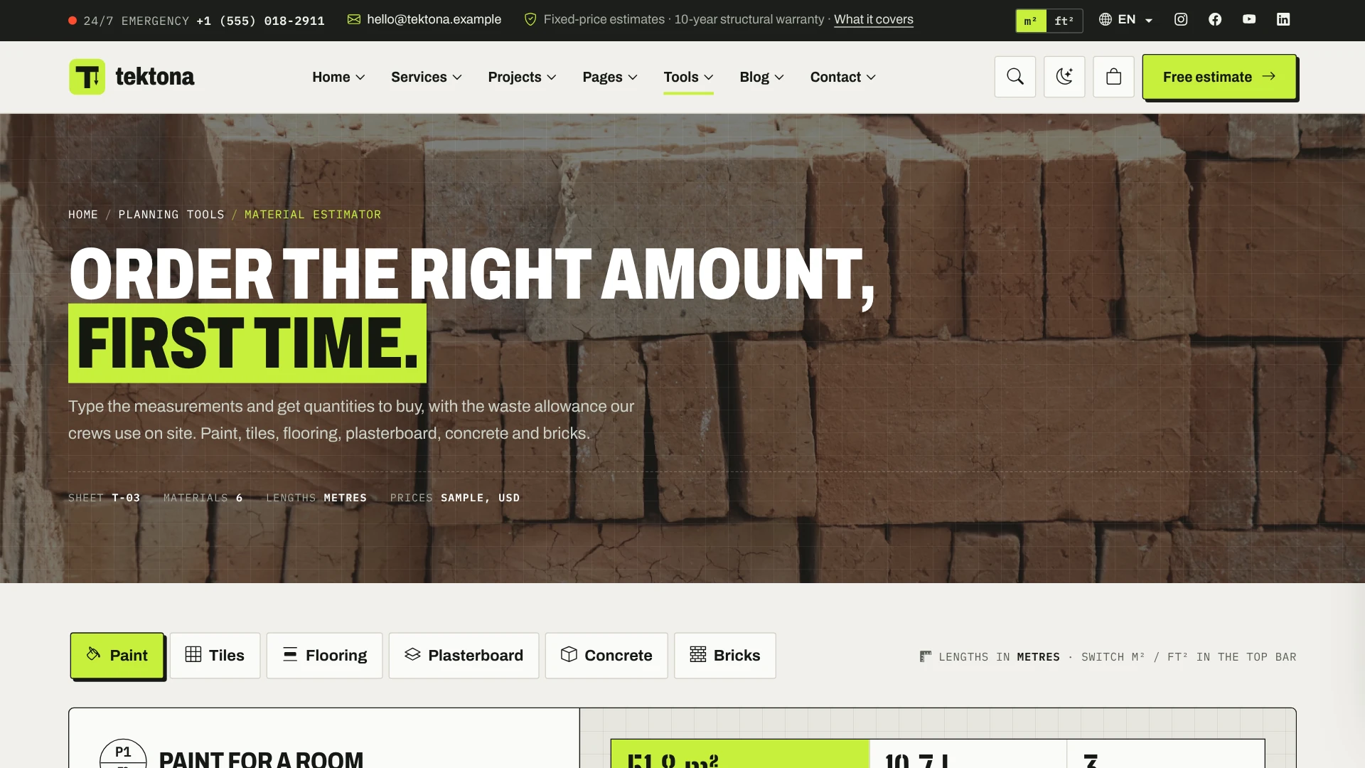 Tektona - Construction & Renovation HTML Template