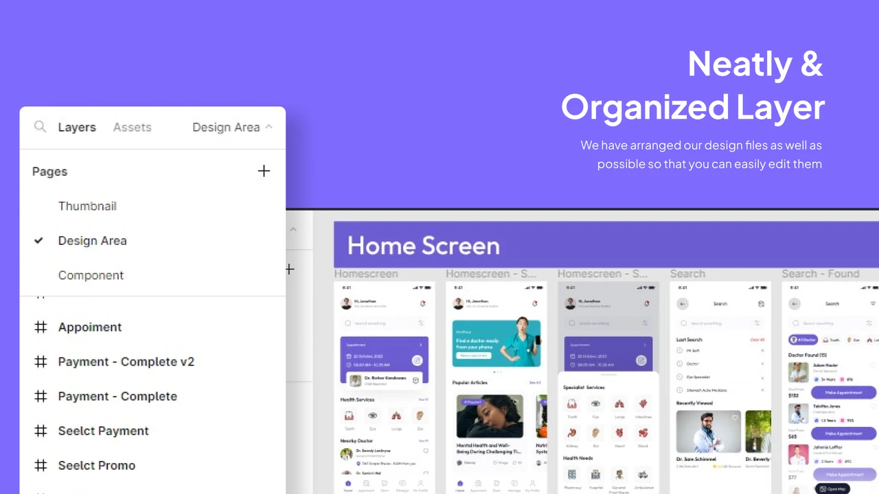 Healthyup - Medical & Health App UI Kits