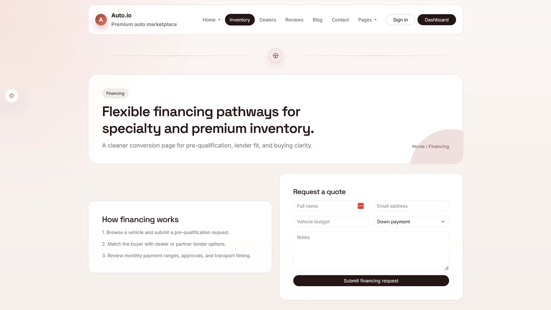 AutoIO - Cars Listings & Directory Template