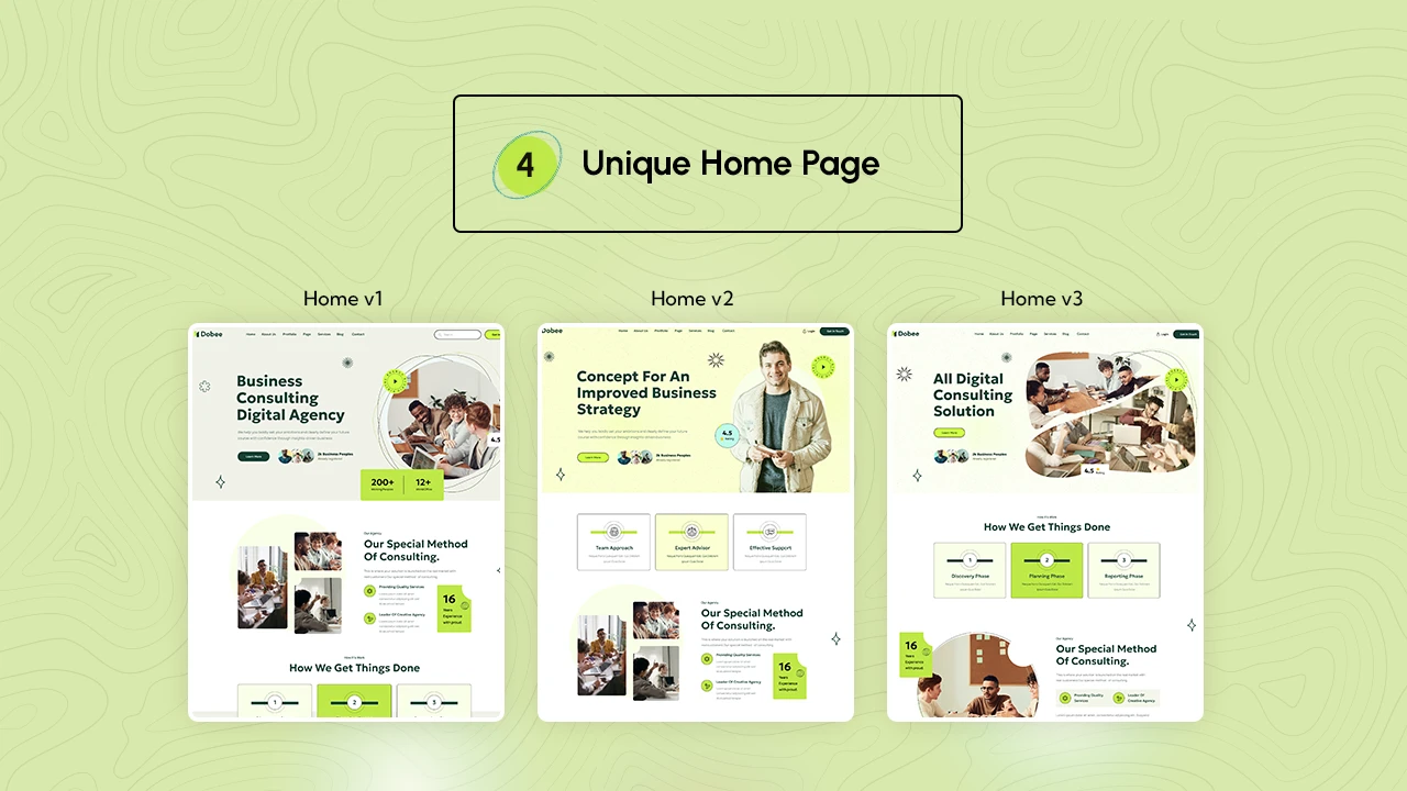 Dobee - Business Consulting Figma Template