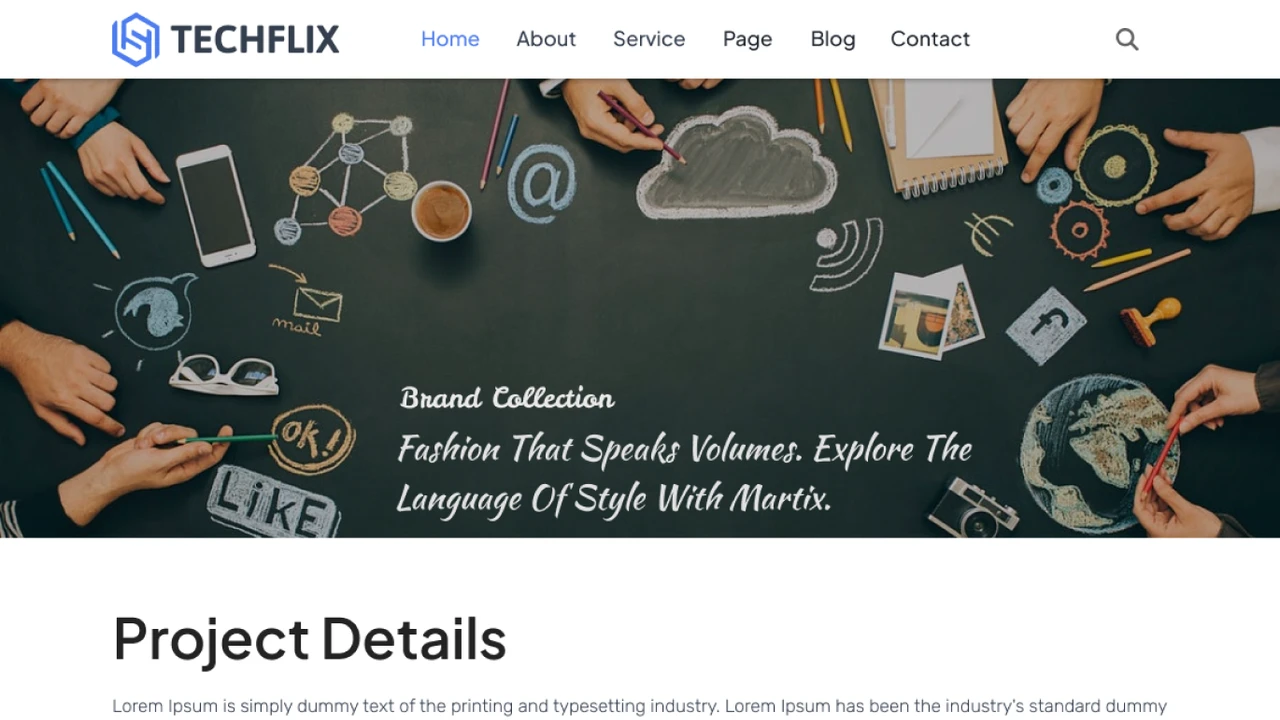 TechFlix - Figma Template for Businesses and Startups UI Kit