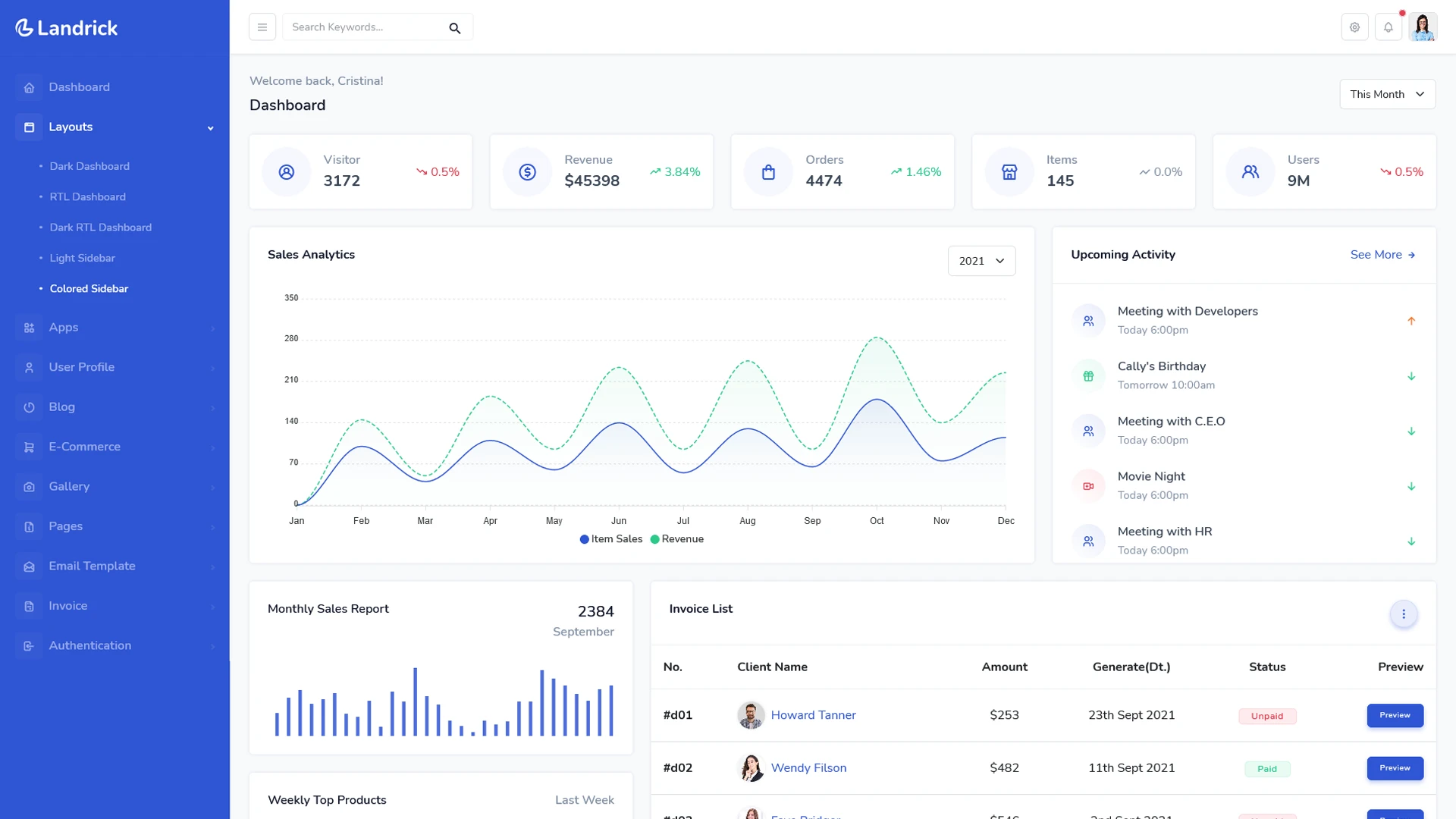 Landrick - App, Saas & Software Landing & Admin Dashboard Bootstrap 5 Template
