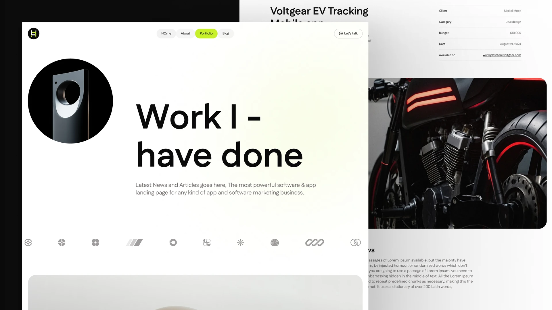 Portox - Personal Portfolio & Agency Framer & Figma Website Template