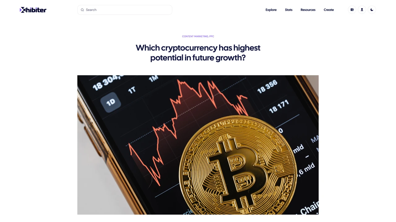 Xhibiter - Web3 Crypto NFT Marketplace Figma Template
