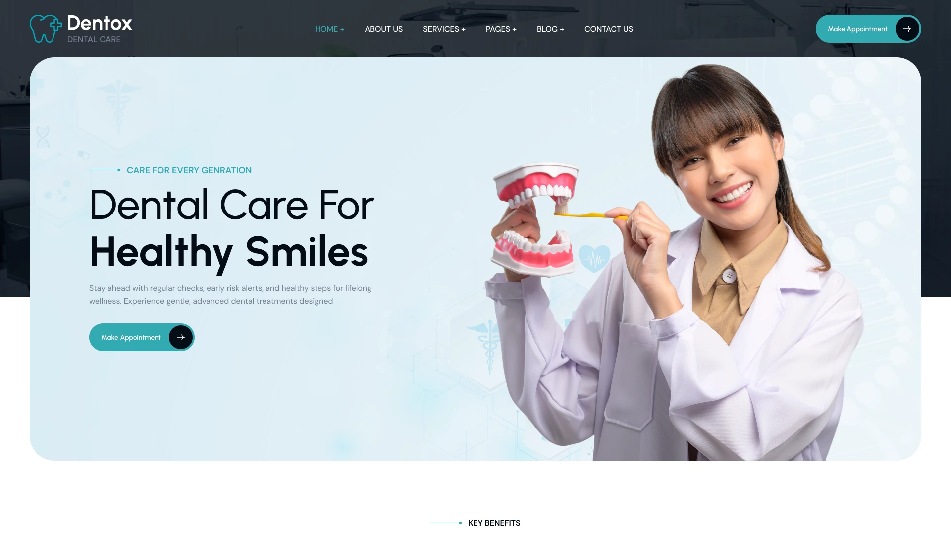 Dentox - Dentist & Dental Clinic HTML5 Template