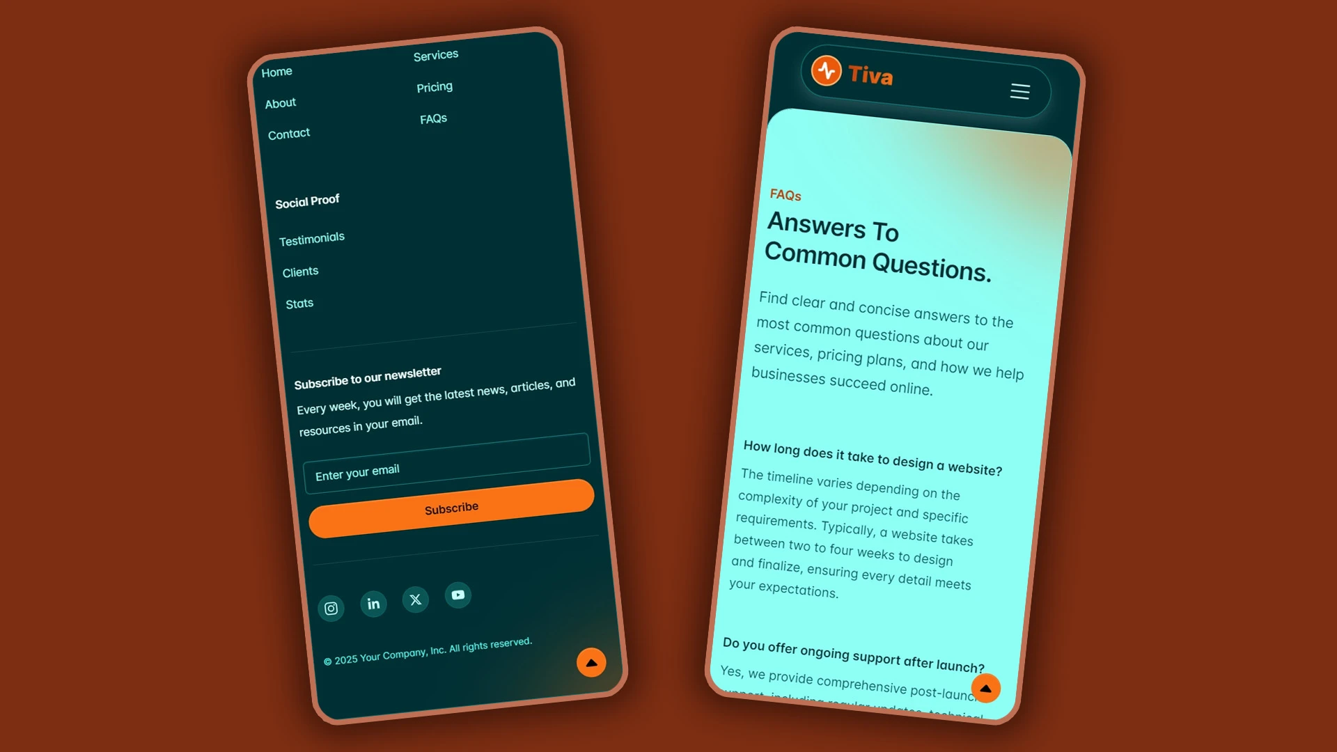 Tiva - Premium Web Design Agency HTML Landing Page Template