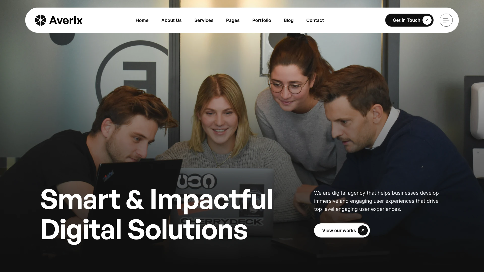 Averix - Modern Creative Agency HTML Template