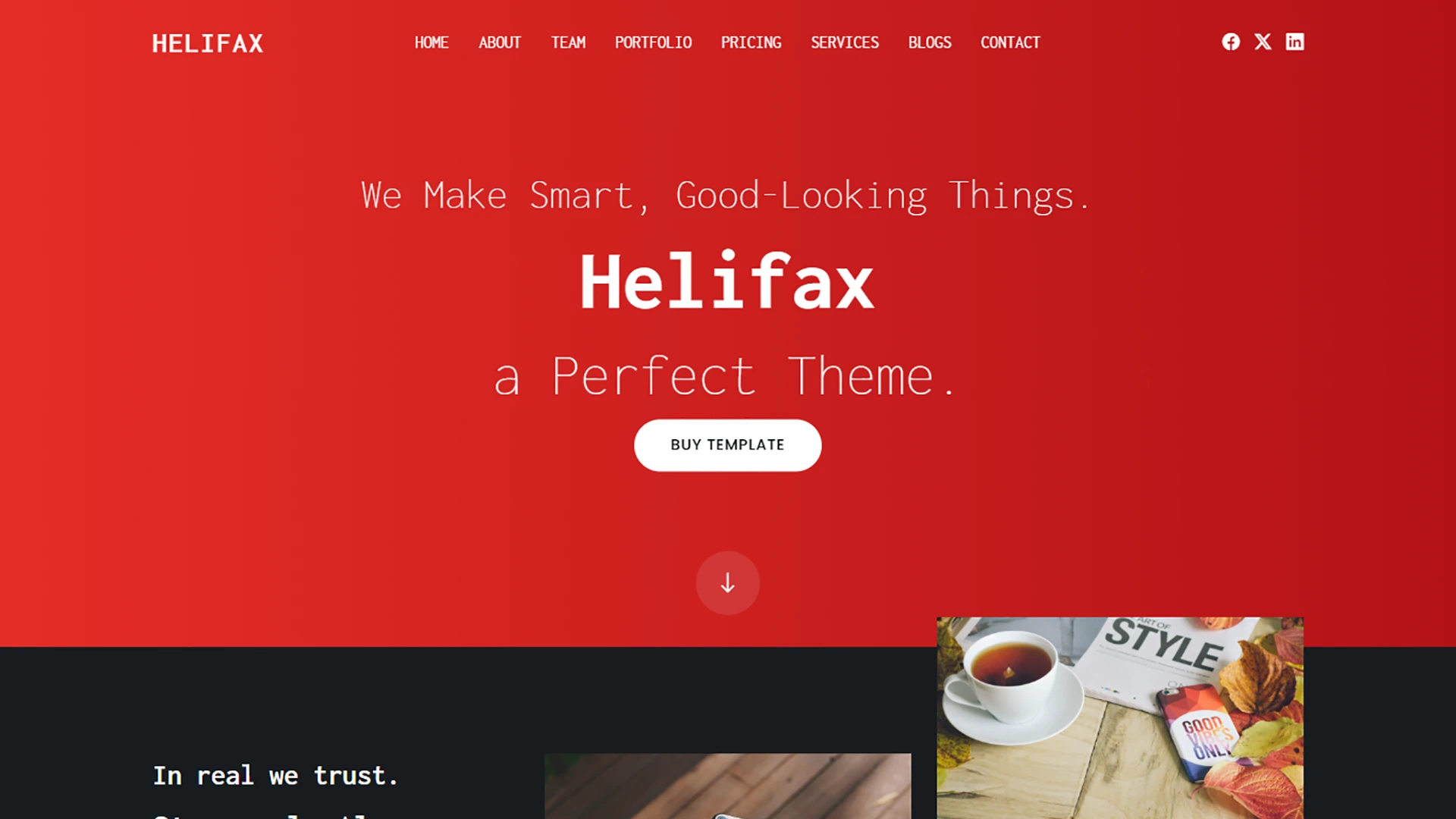 Helifax - Multipurpose Web Agency Portfolio HTML Template