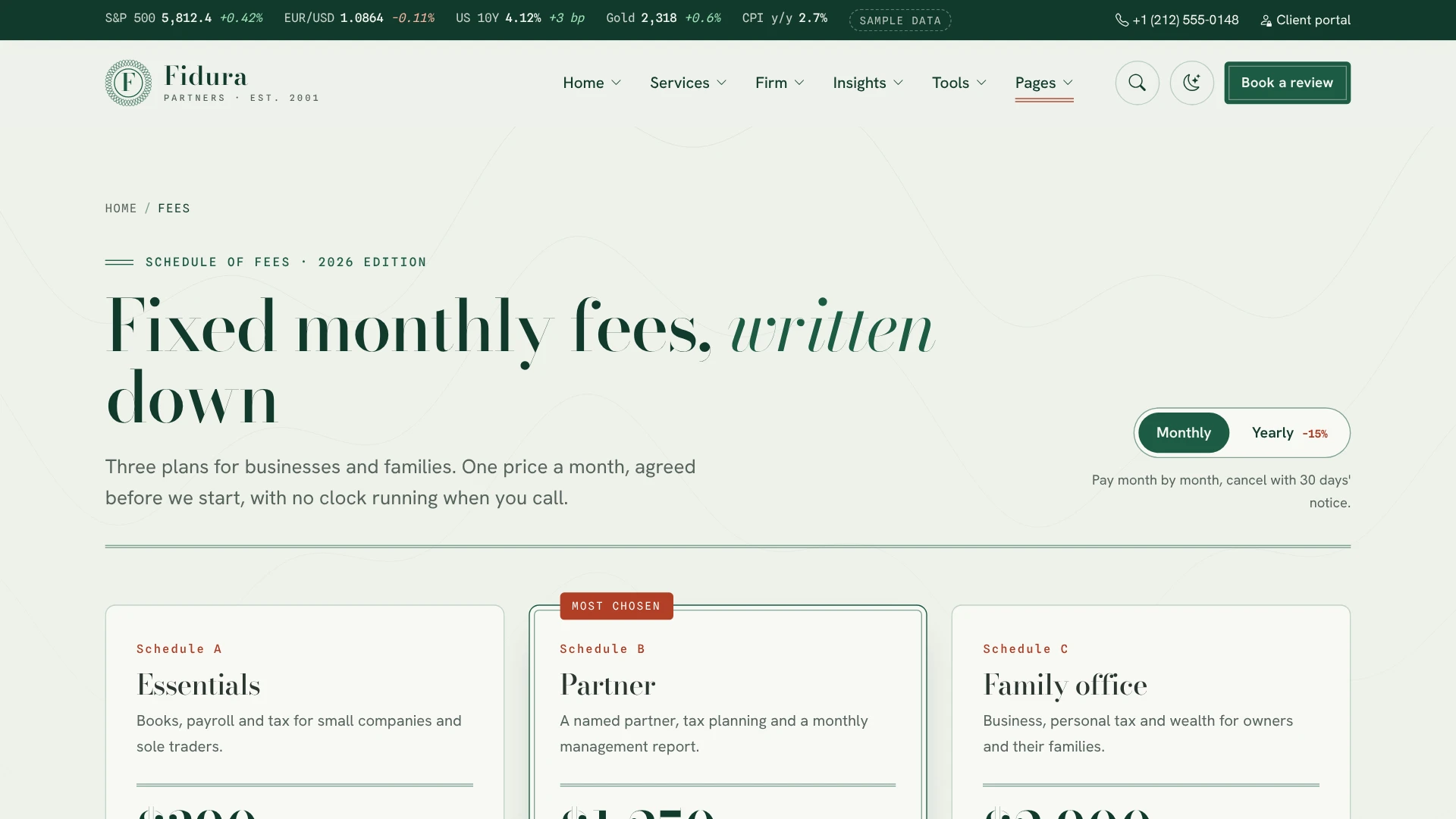 Fidura - Consulting & Finance HTML Template (Screenshot 14 of 17)