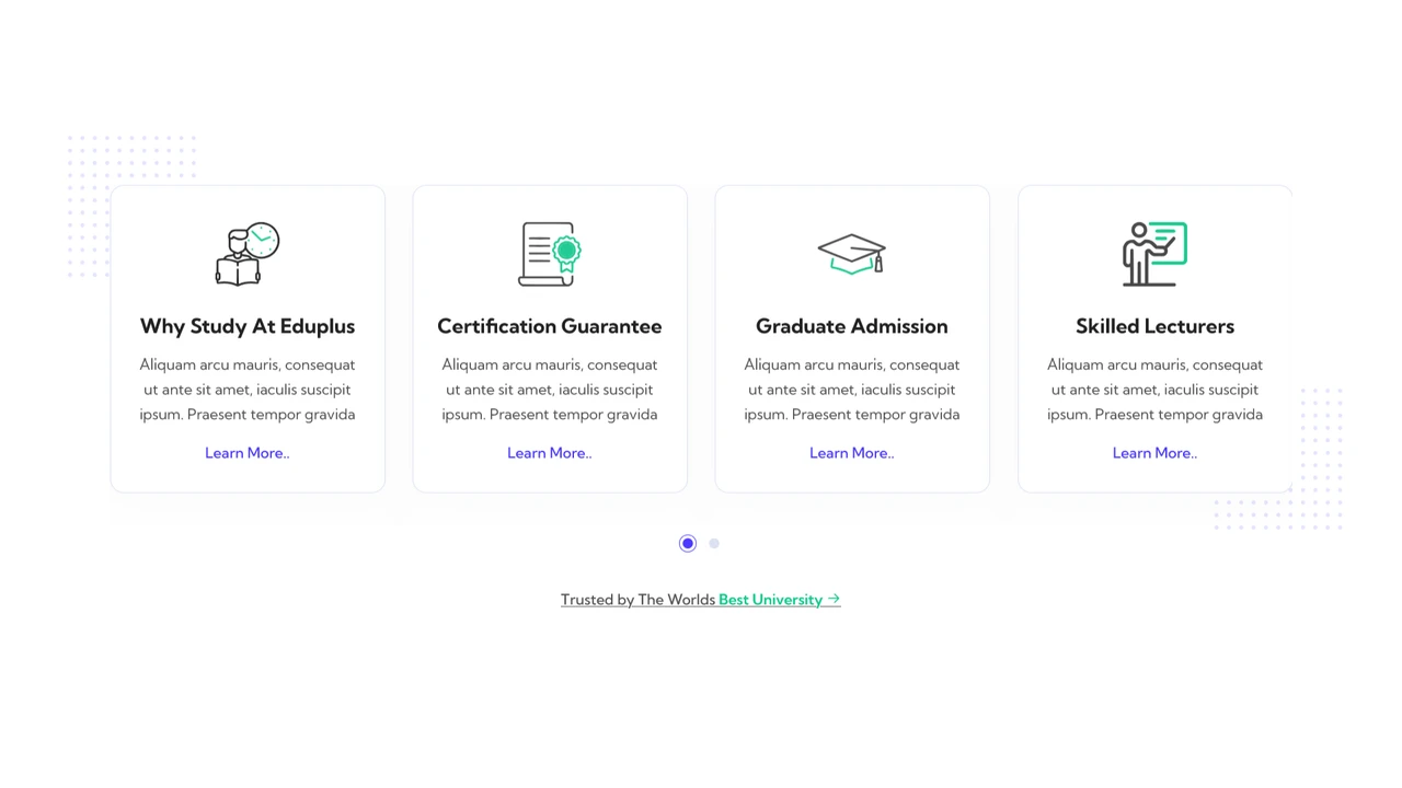 Edplus - University and Online Courses HTML Template