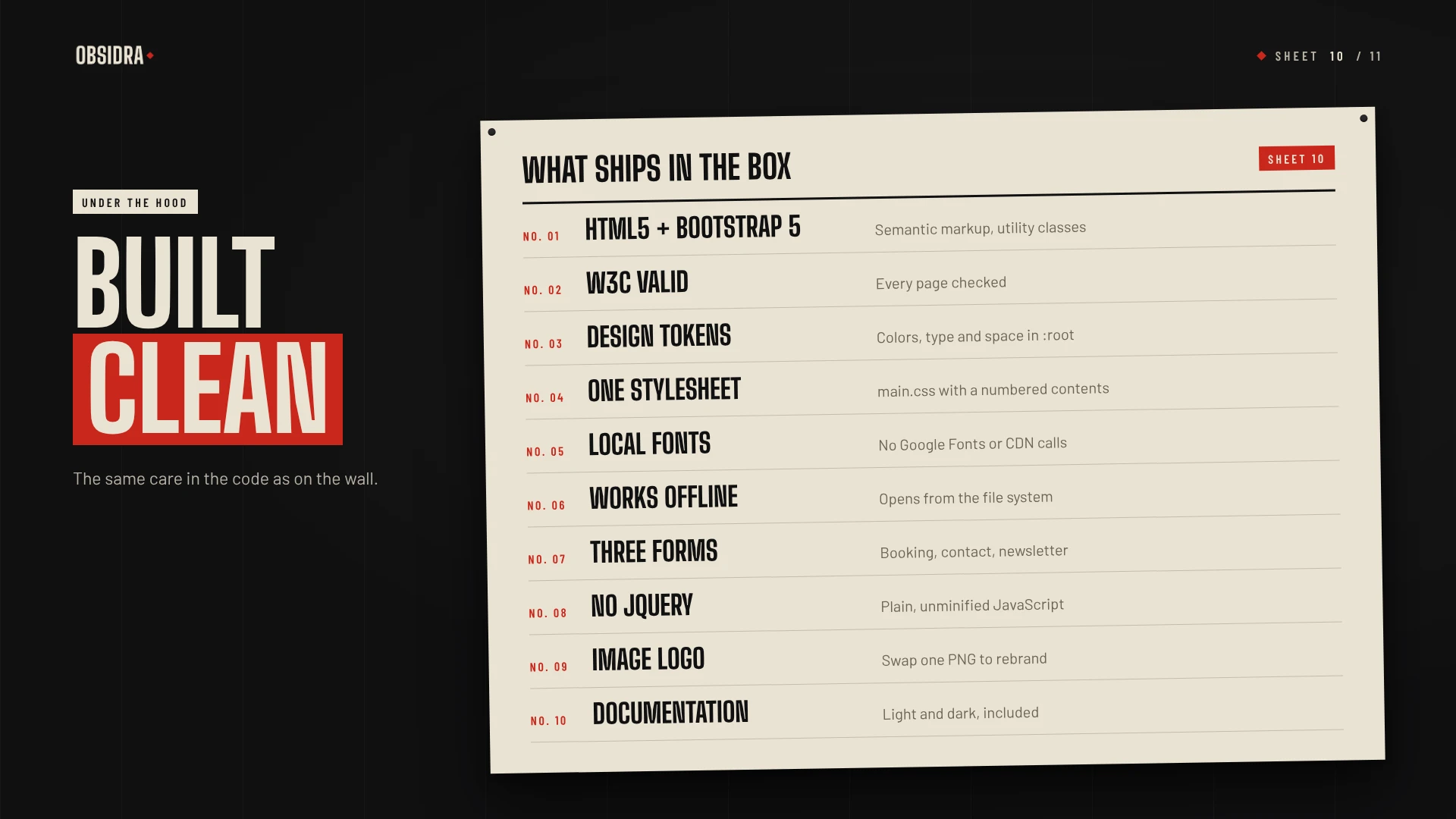 Obsidra - Tattoo Studio & Artist HTML Template (Screenshot 9 of 10)