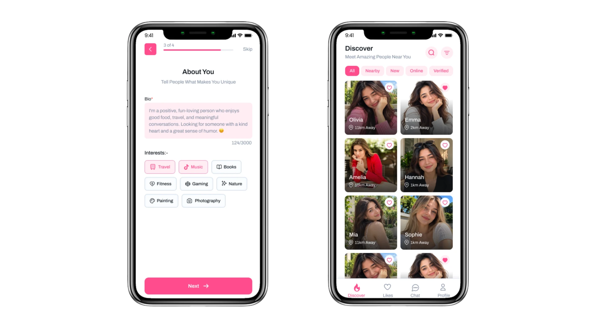 Loviya - Modern Dating & Matchmaking App UI Kit (Screenshot 10 of 17)