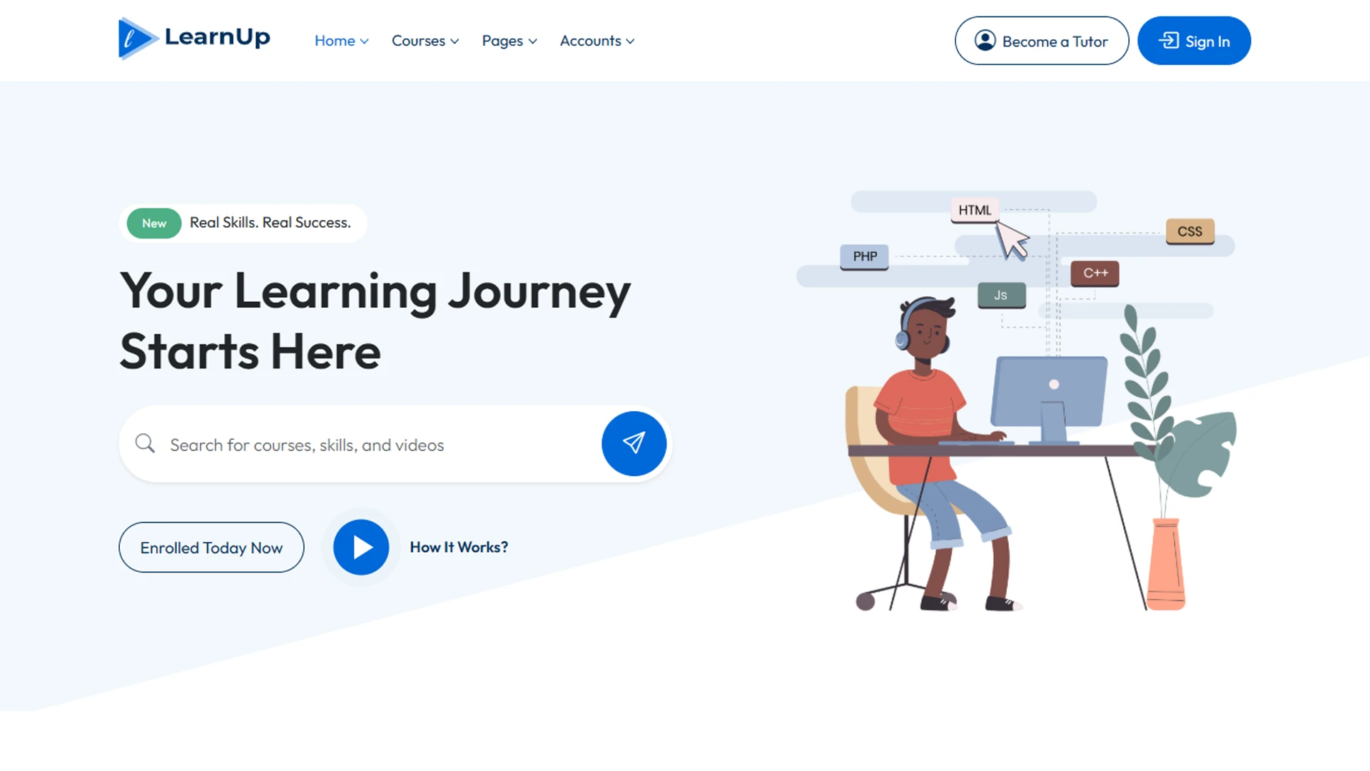 LearnUp - PHP Online Courses & Education LMS Template