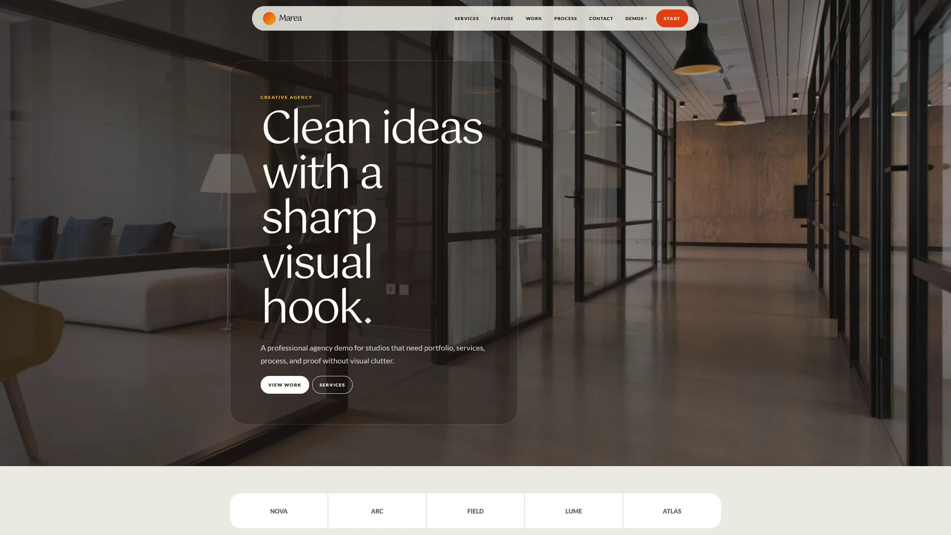 Marea - Bootstrap HTML Template