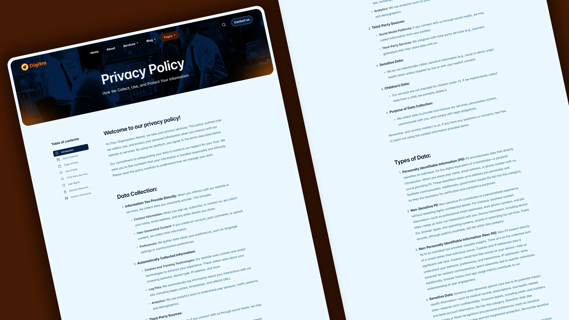 Digitro - Cutting-Edge Digital Marketing Agency HTML Website Template