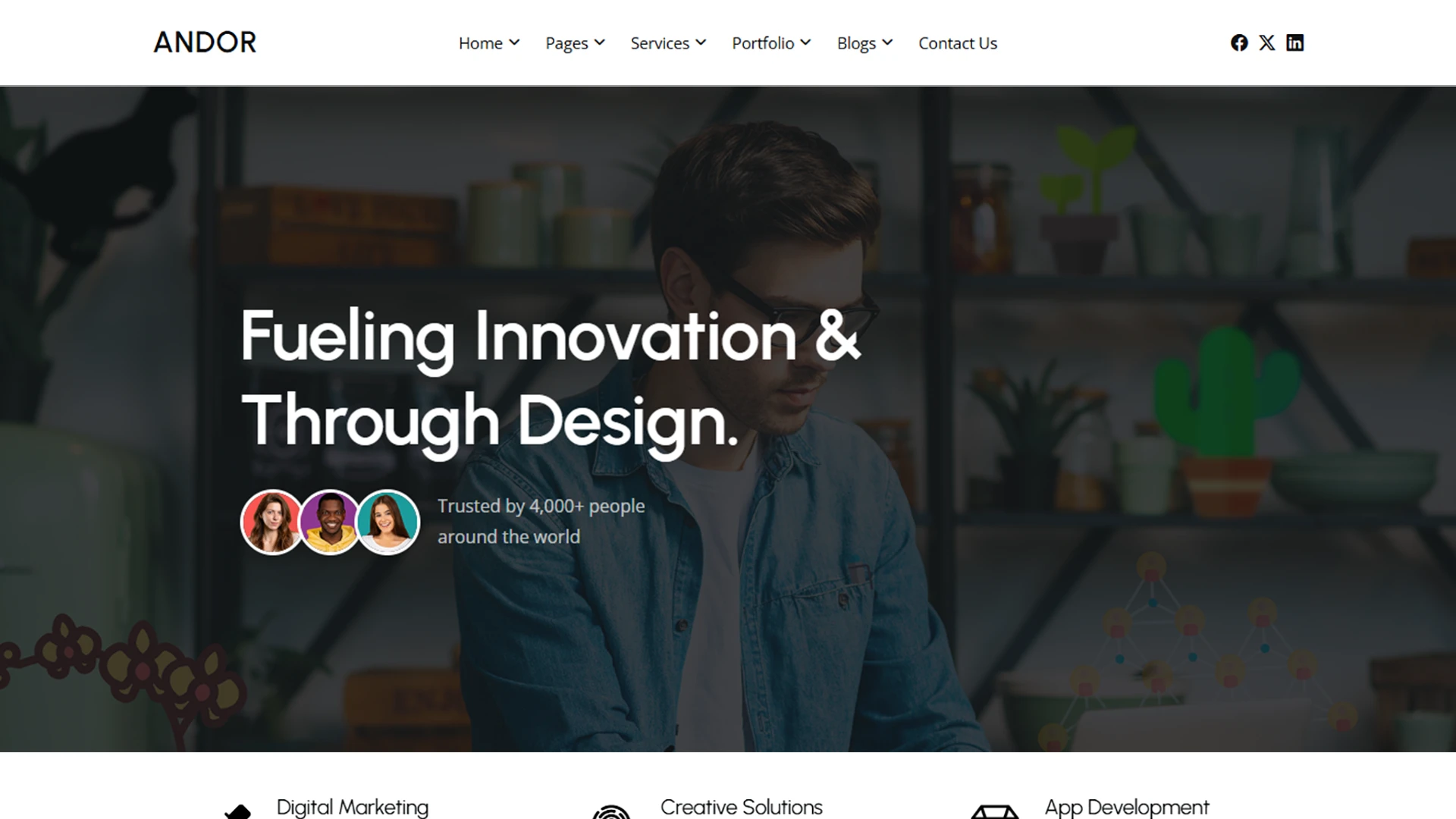 Andor - Corporate Business and Innovative HTML & Angular Template