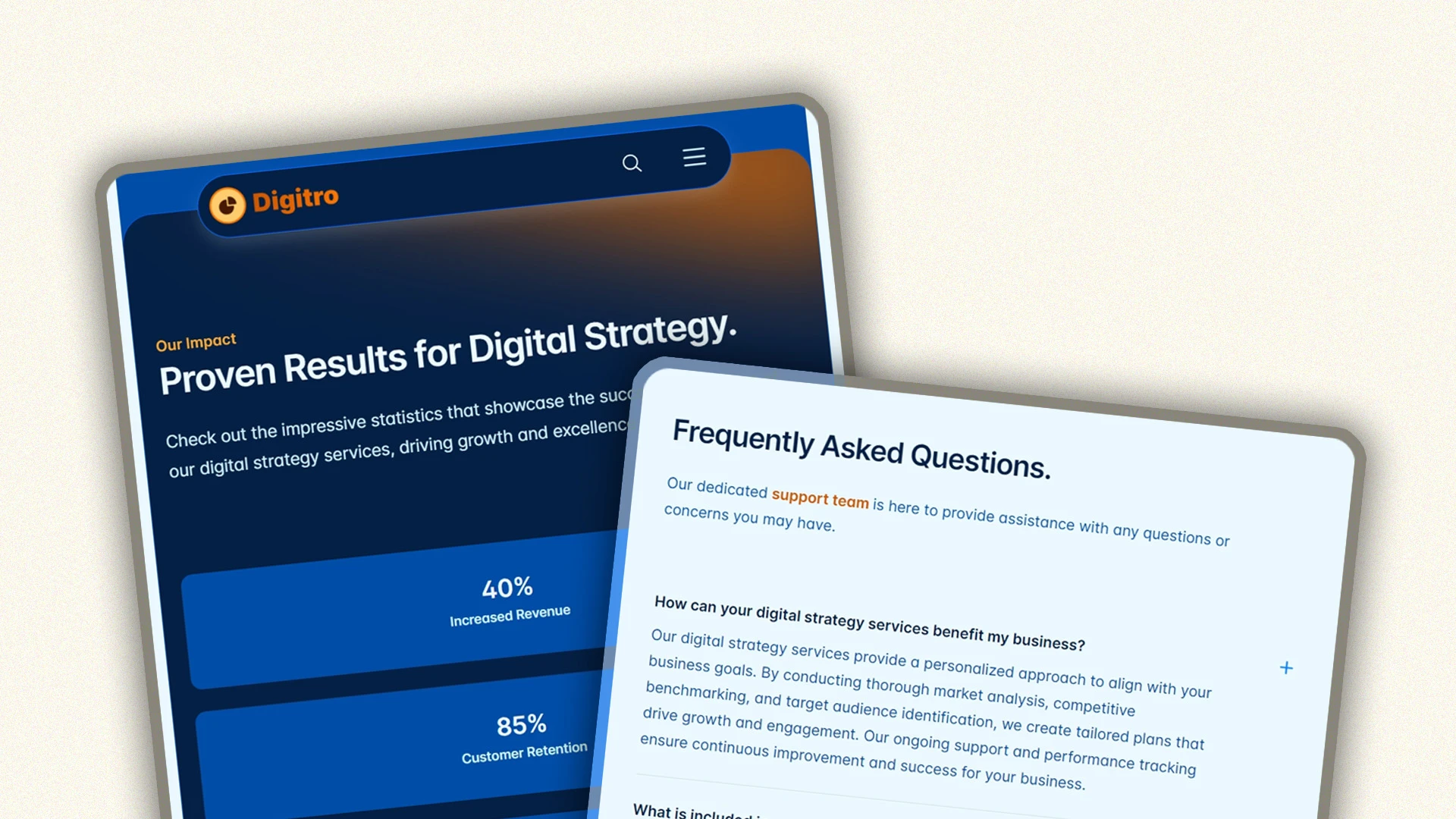 Digitro - Cutting-Edge Digital Marketing Agency HTML Website Template