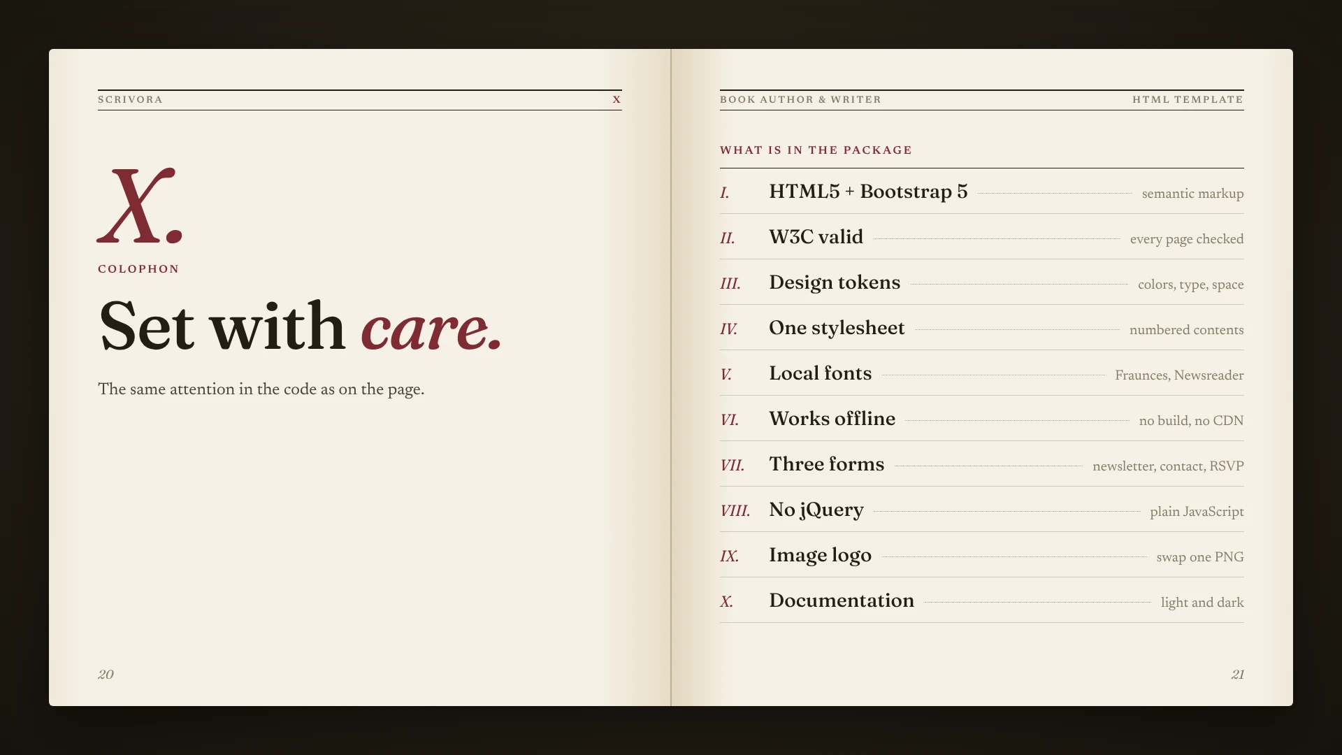 Scrivora - Book Author & Writer HTML Template (Screenshot 9 of 10)