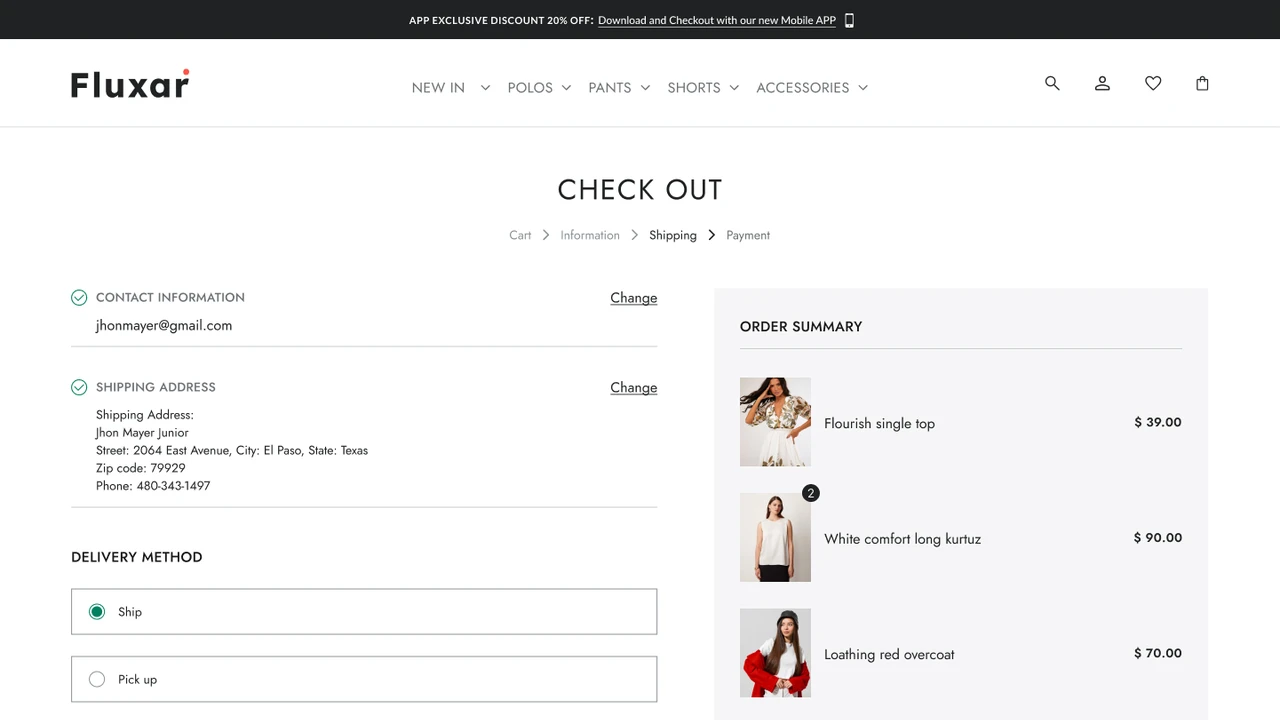 Fluxar - eCommerce Figma Template