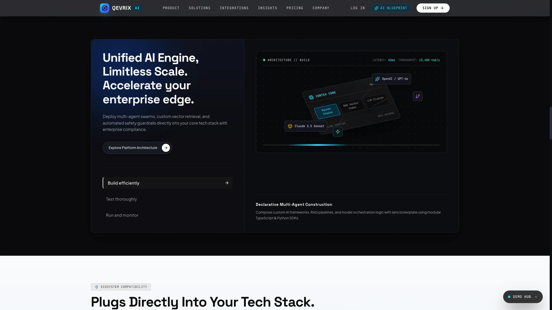 Qevrix - Next.js AI SaaS, Enterprise & Portfolio Landing Page Collection