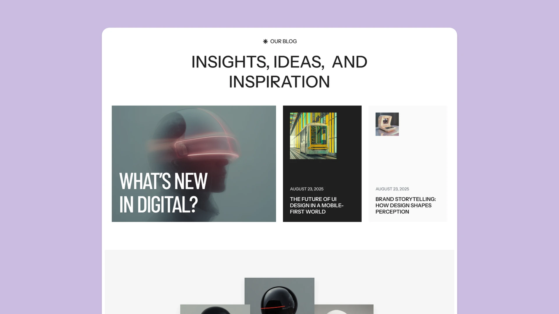 Ohion - Next.js & Tailwind CSS Design Studio & Creative Agency Template