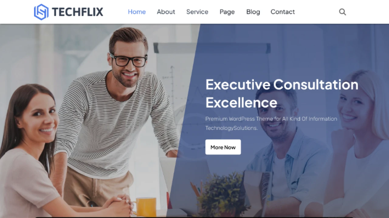 TechFlix - Figma Template for Businesses and Startups UI Kit