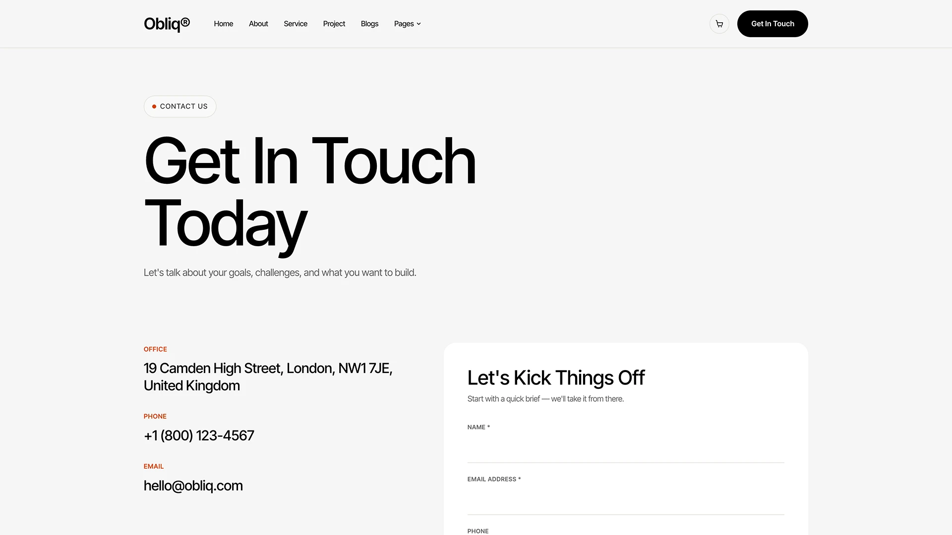 Obliq - Digital Agency & Portfolio Next.js Template