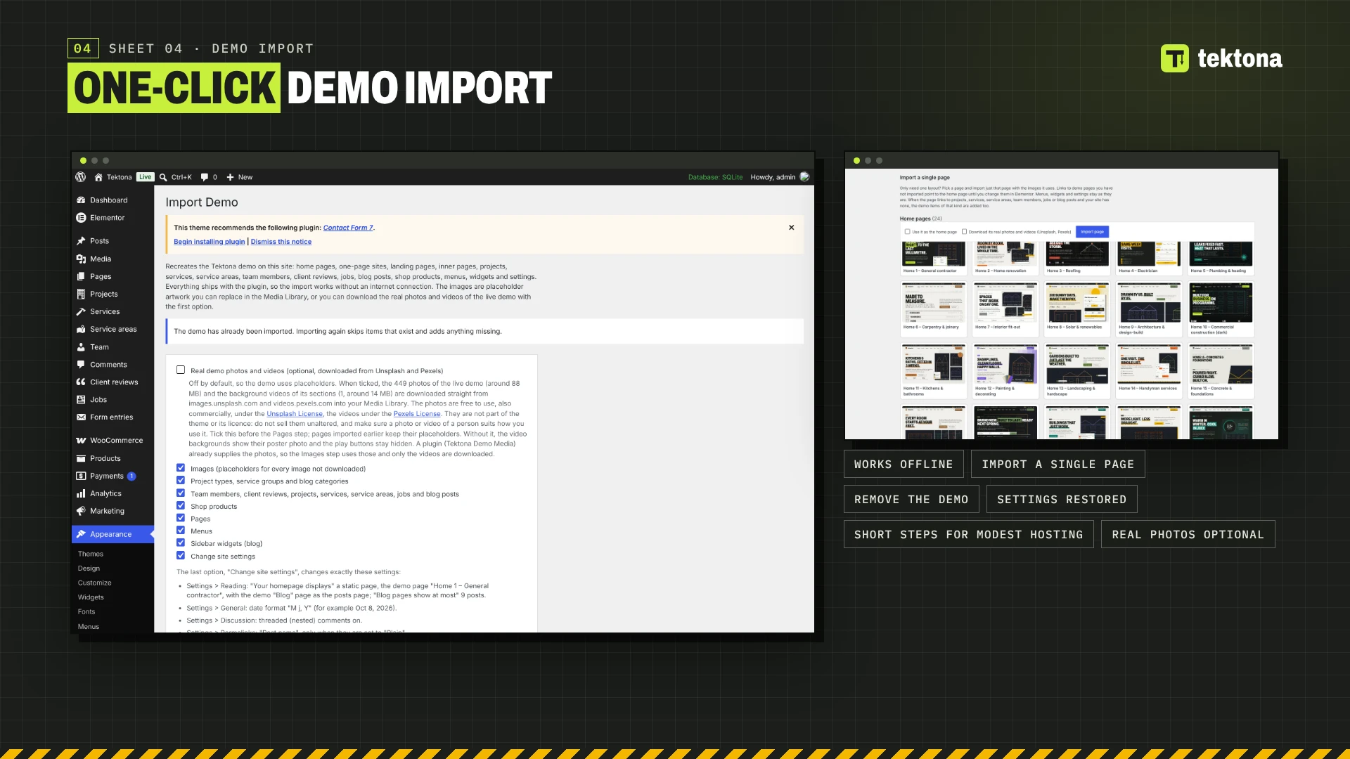 Tektona - Construction & Renovation WordPress Theme (Screenshot 4 of 12)