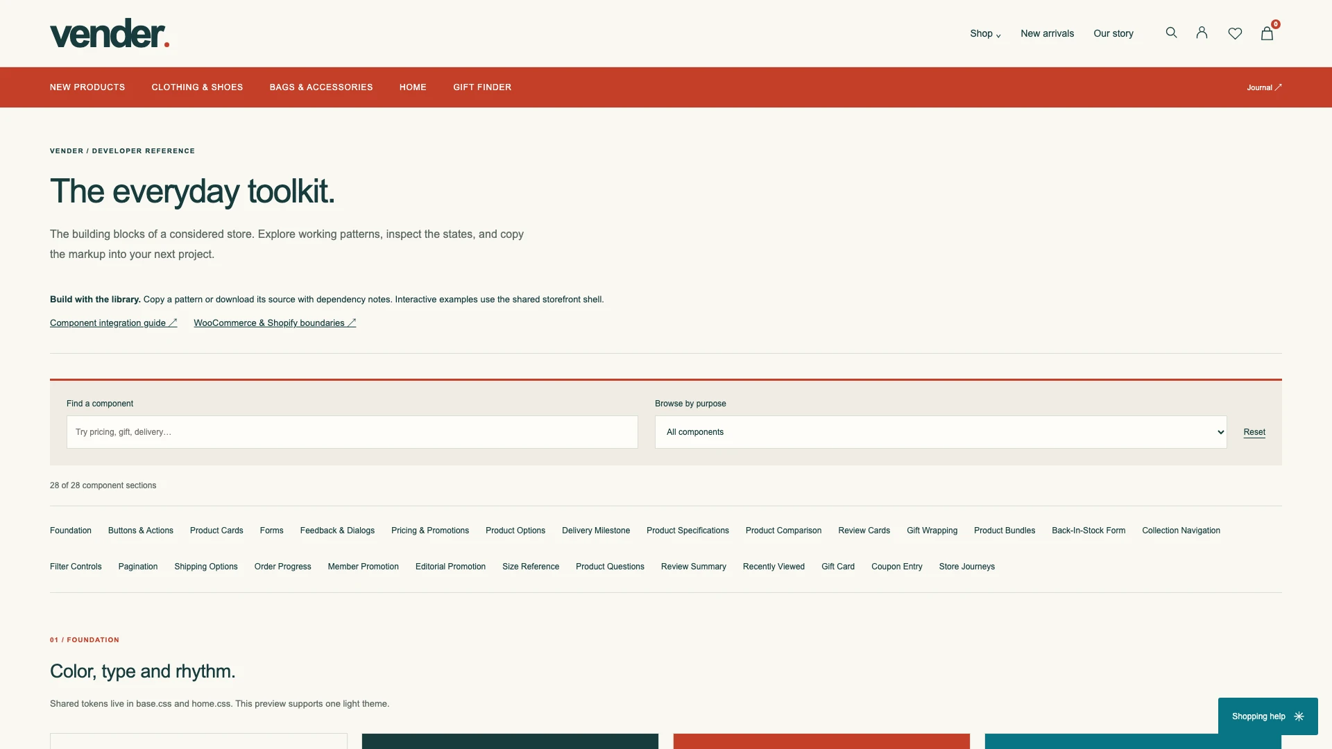 Vender - Ecommerce HTML Template