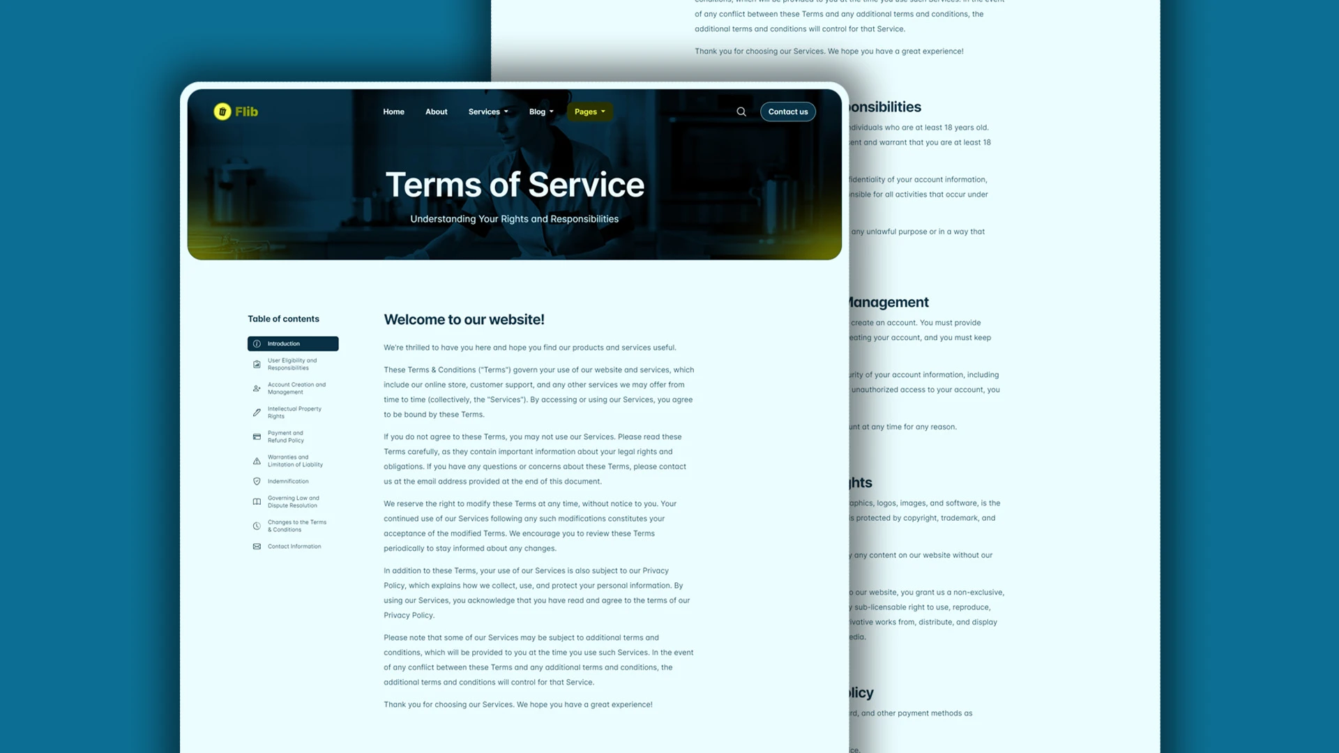 Flib - HTML Website Template For Premium Home Cleaning Services