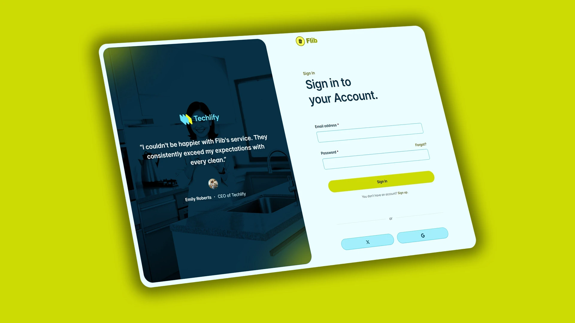 Flib - HTML Website Template For Premium Home Cleaning Services