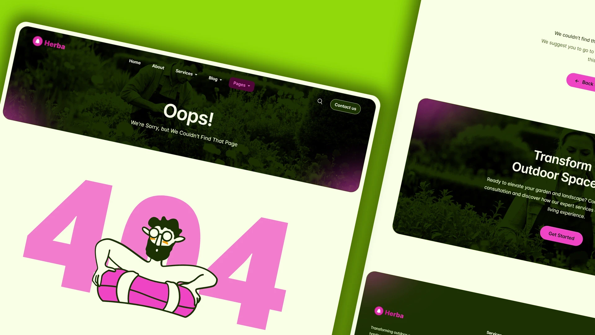 Herba - Innovative Landscaping and Green Spaces HTML Website Template