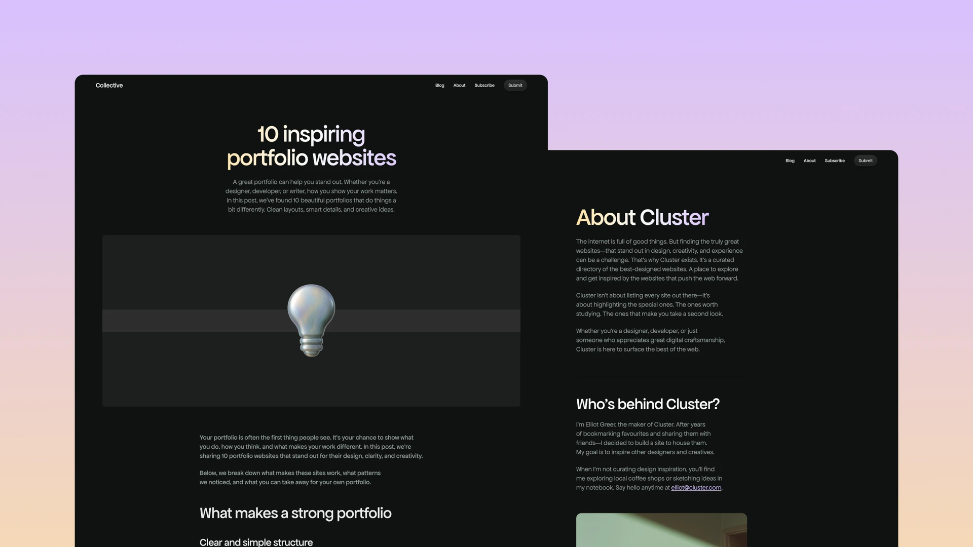 Collective - Directory, Gallery & Inspiration Framer Template