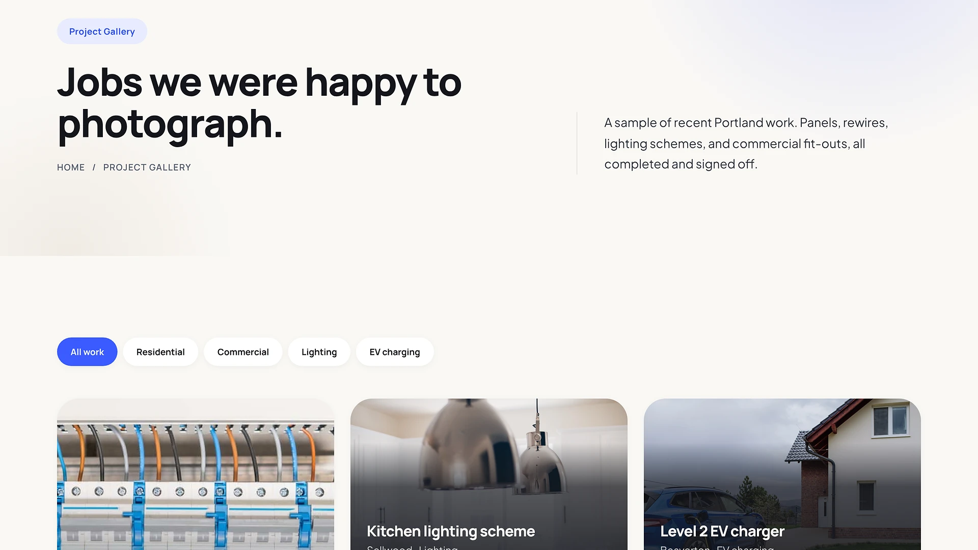 Voltiq - Electrician & Electrical Services React Template (Screenshot 7 of 10)