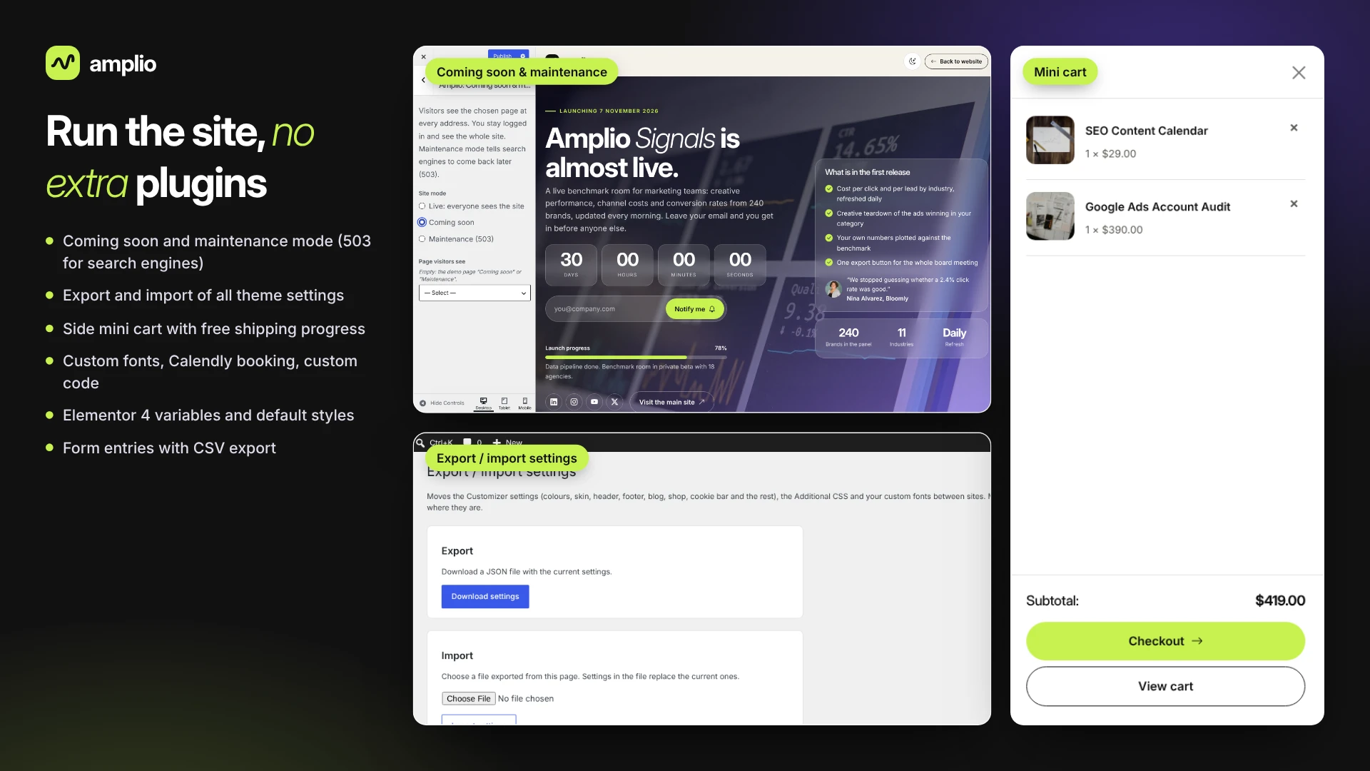 Amplio - Digital Marketing Agency WordPress Theme (Screenshot 3 of 66)