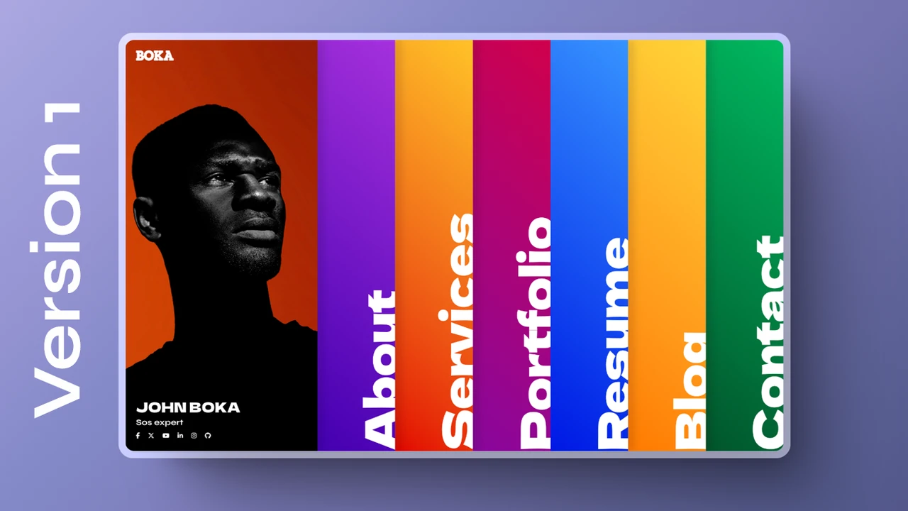 Boka - Personal Portfolio HTML Template