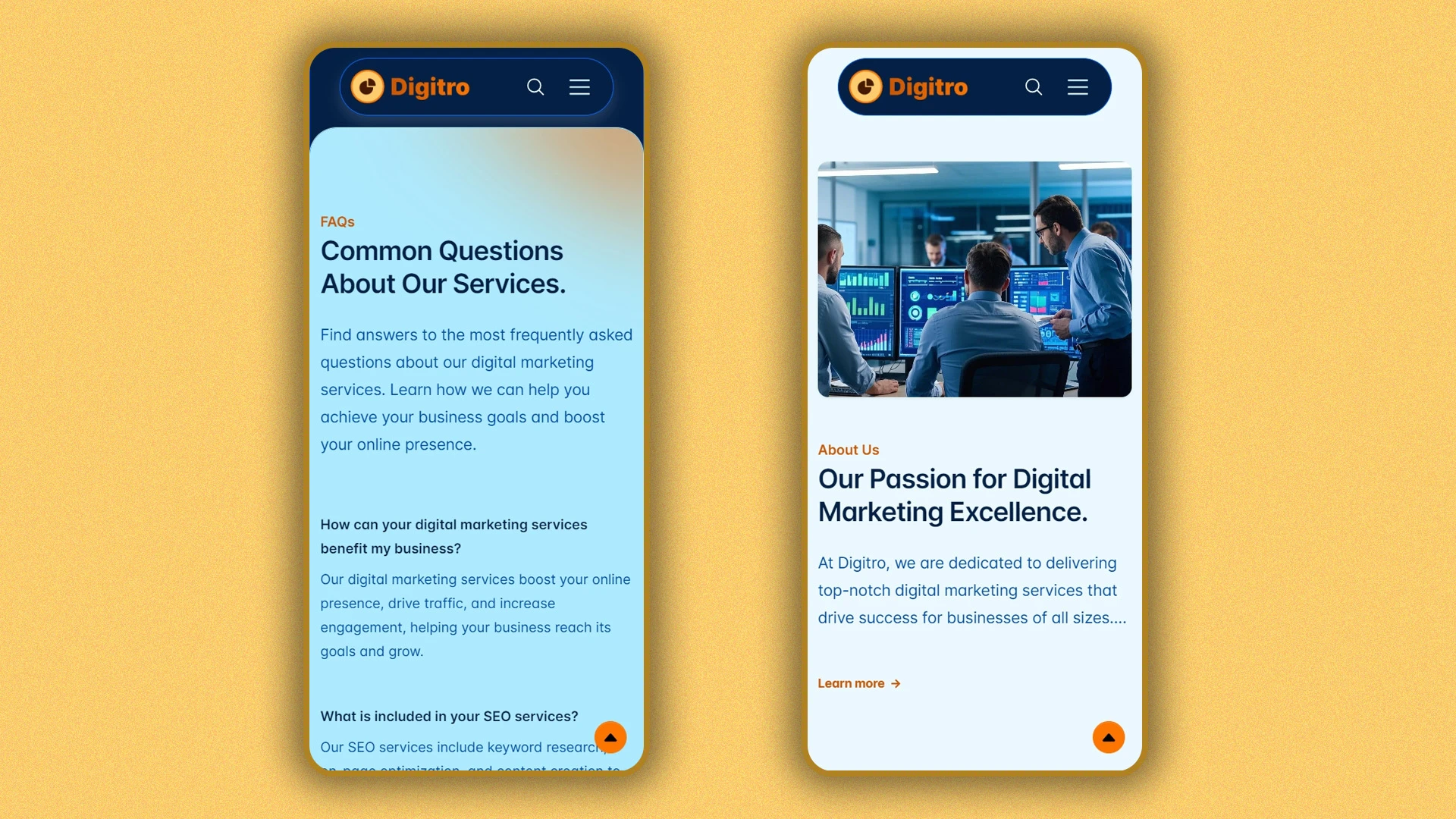 Digitro - Cutting-Edge Digital Marketing Agency HTML Website Template