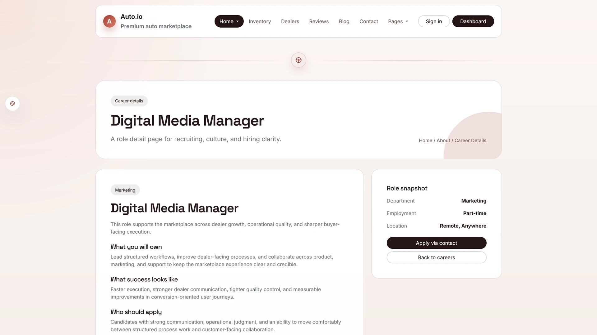 AutoIO - Cars Listings & Directory Template