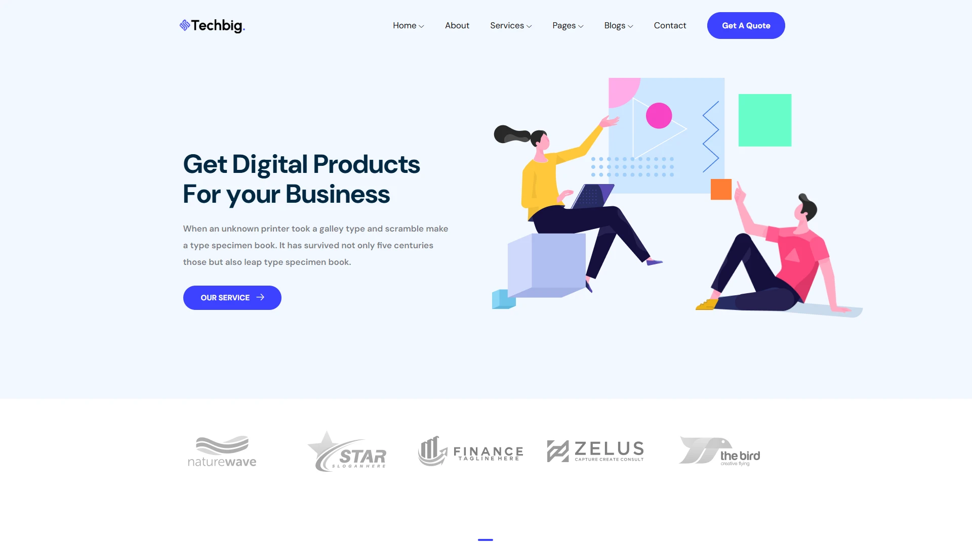 Techbig - IT Solution & Business Consulting HTML Template