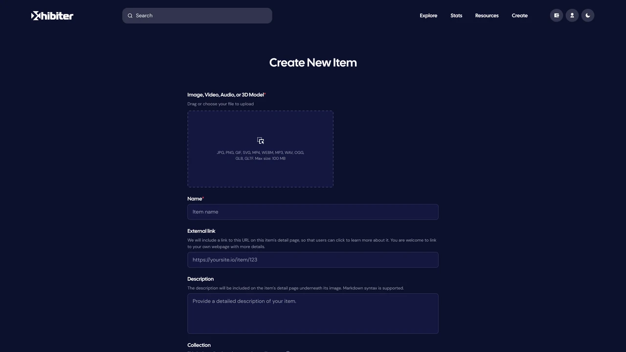 Xhibiter - Web3 Crypto NFT Marketplace Figma Template
