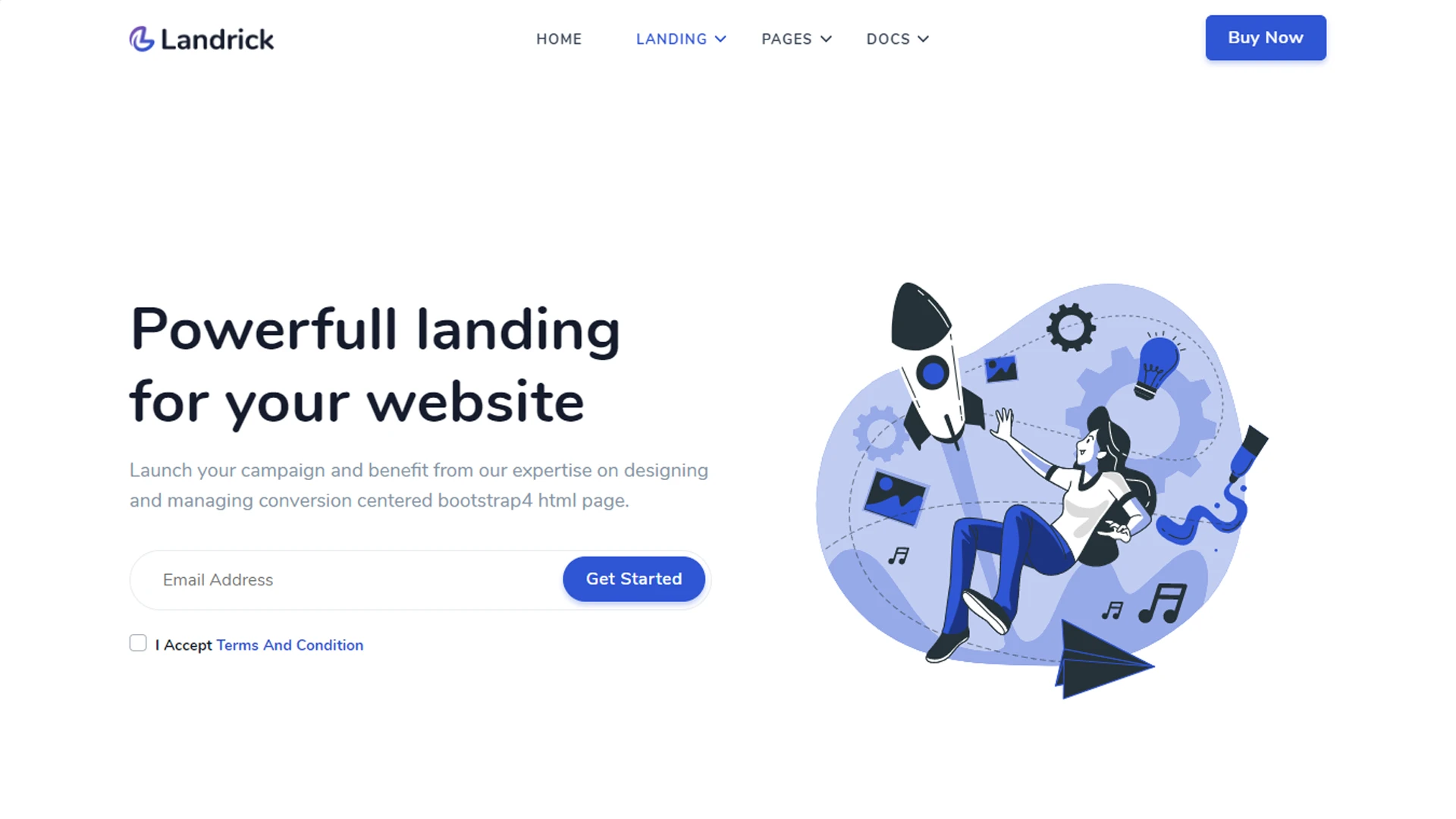 Landrick - App, Saas & Software Landing & Admin Dashboard Bootstrap 5 Template