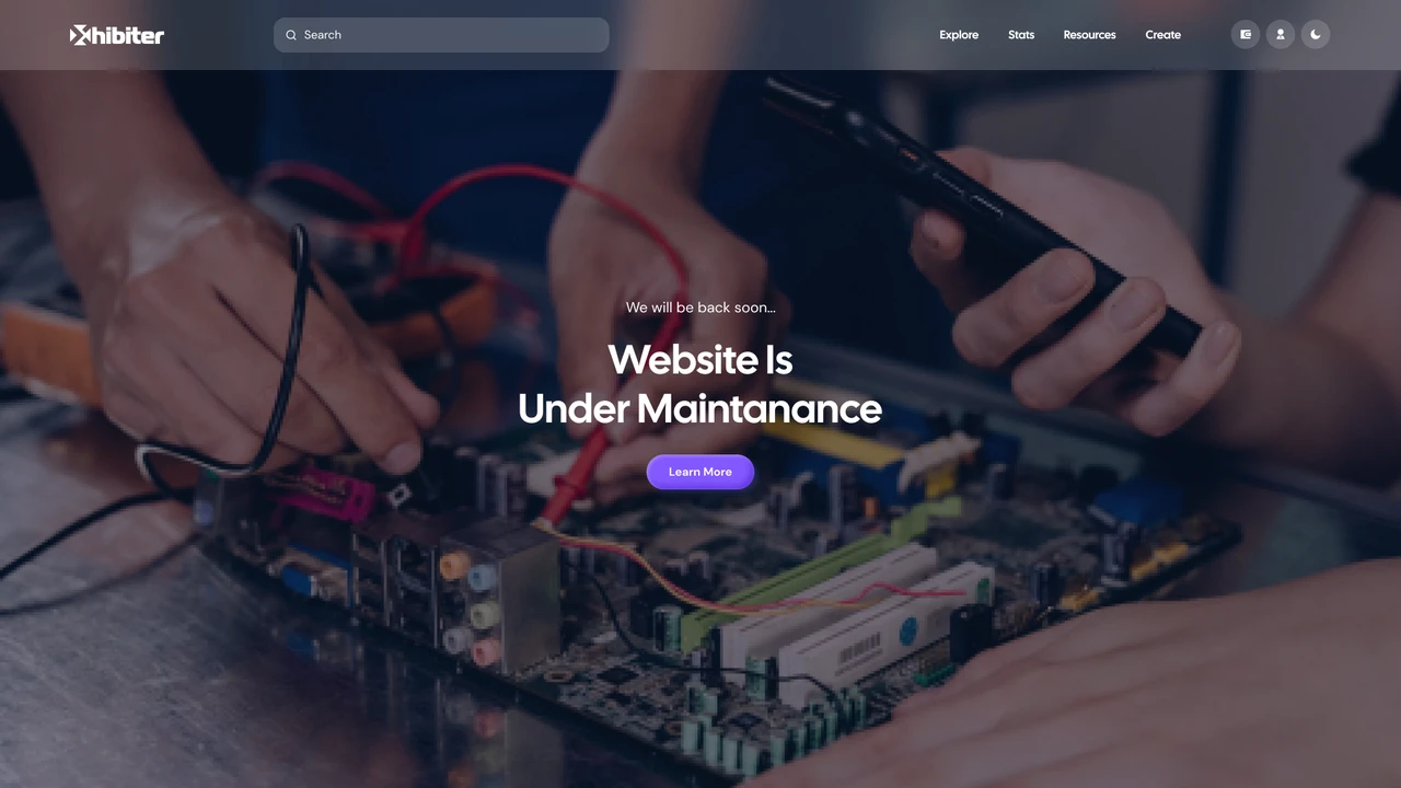 Xhibiter - Web3 Crypto NFT Marketplace Figma Template