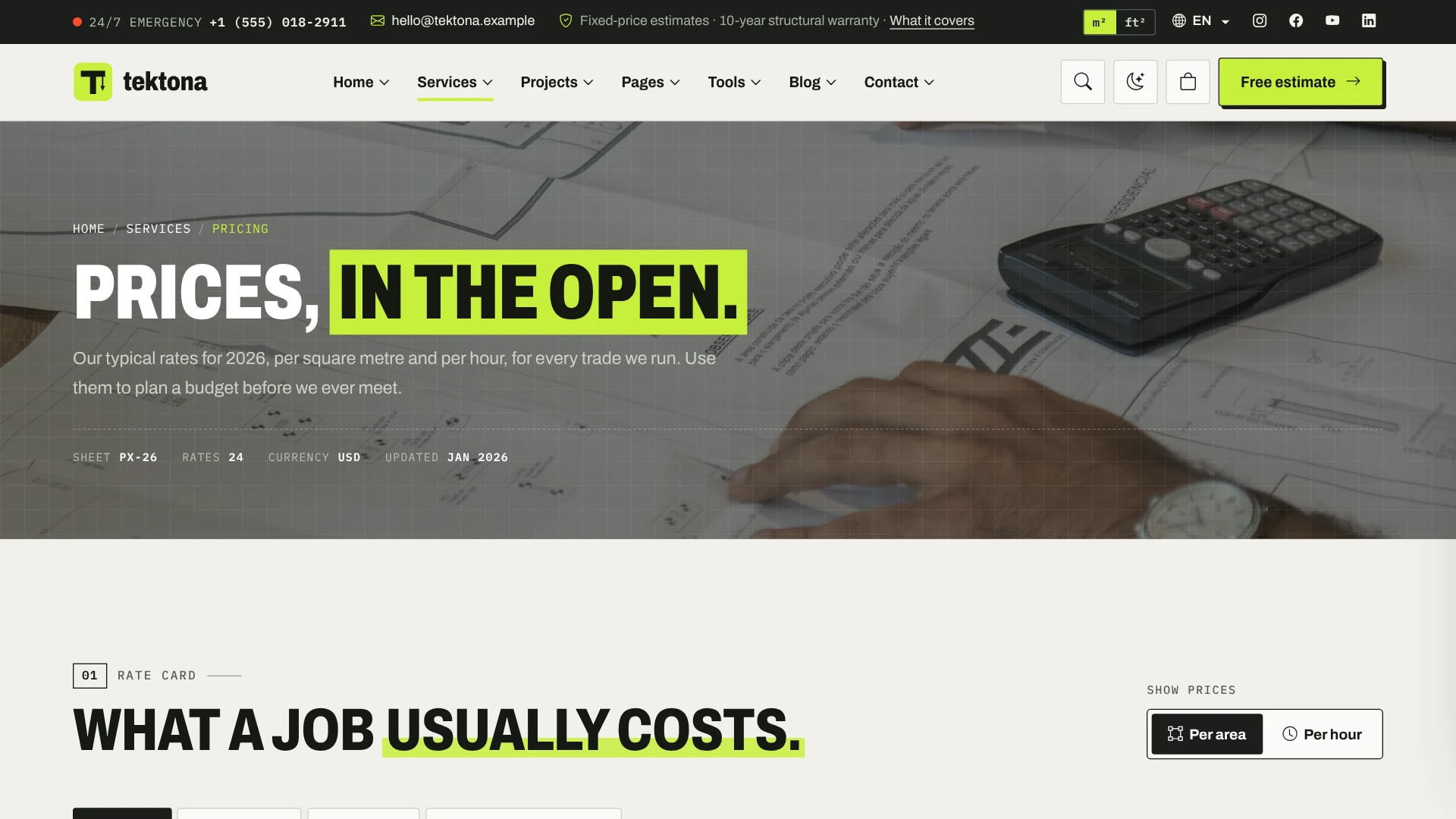 Tektona - Construction & Renovation HTML Template
