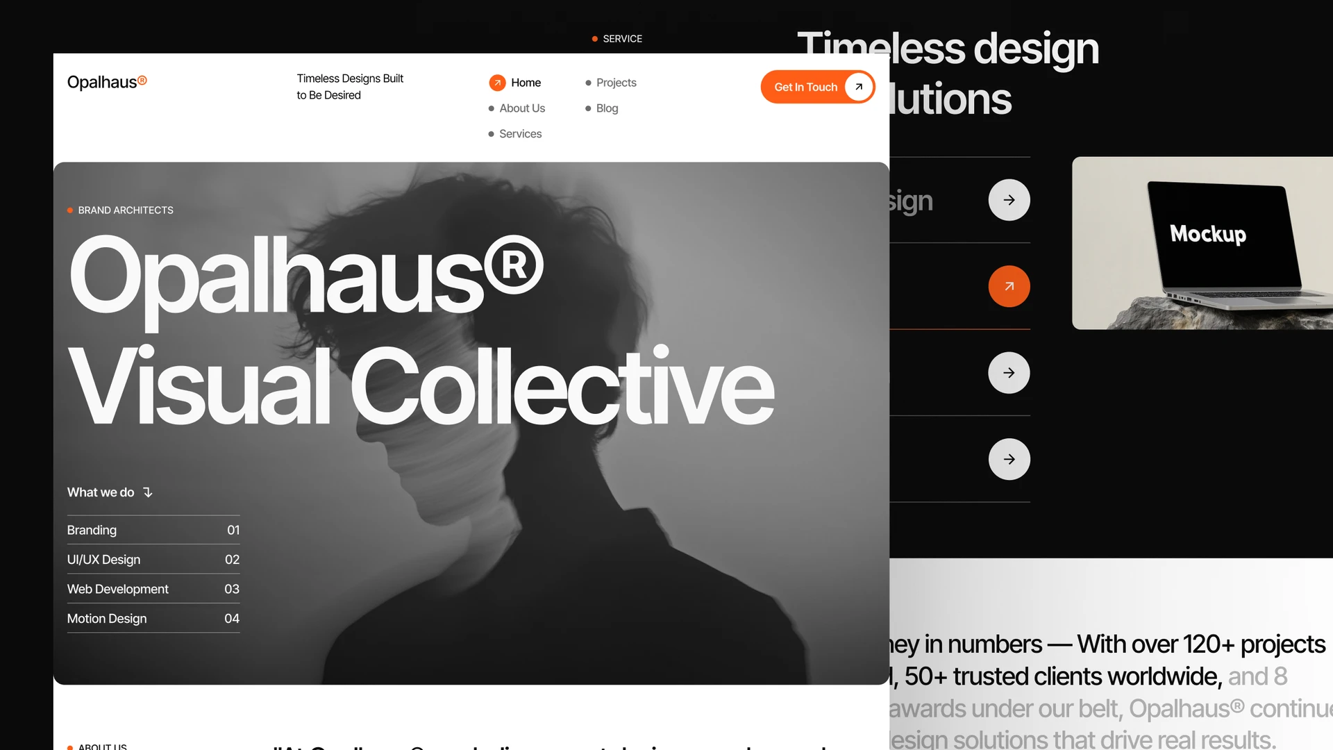 Opalhaus - Design Agency Marketing Studio Framer & Figma Template