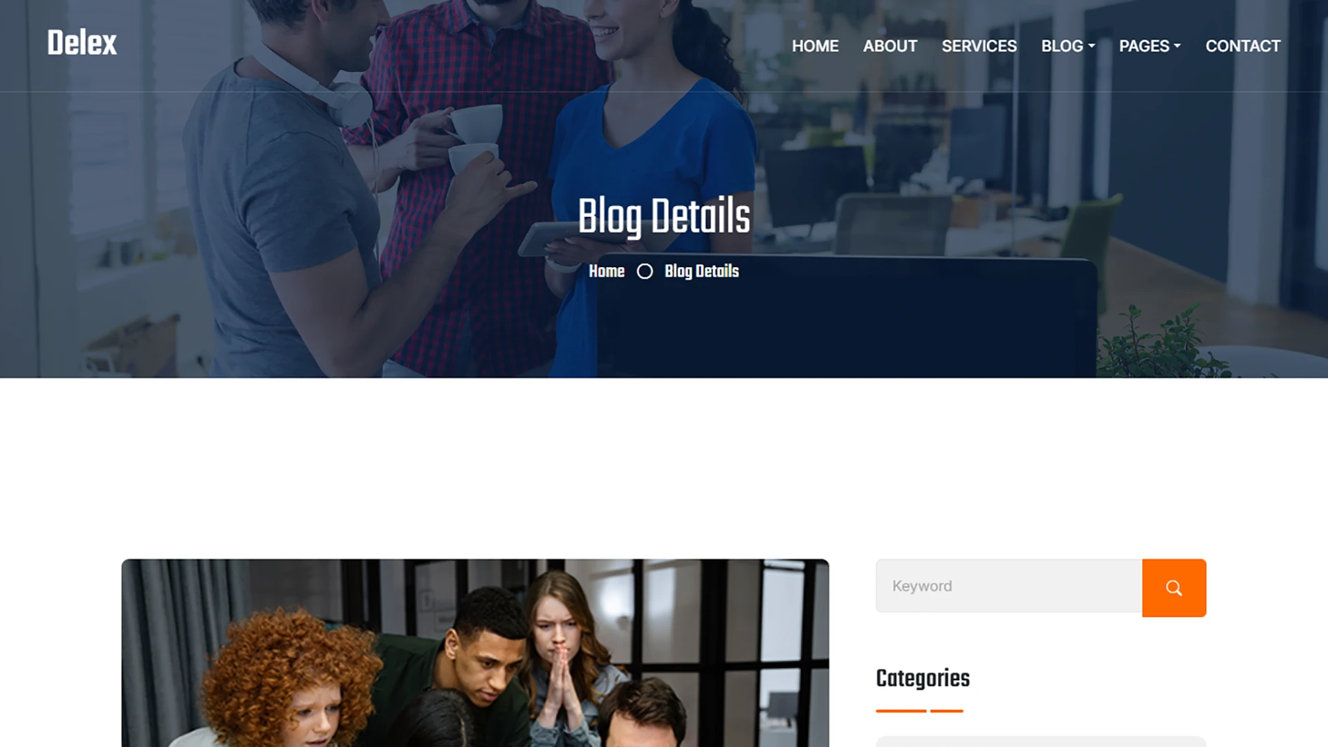 Delex - Corporate Business HTML Template